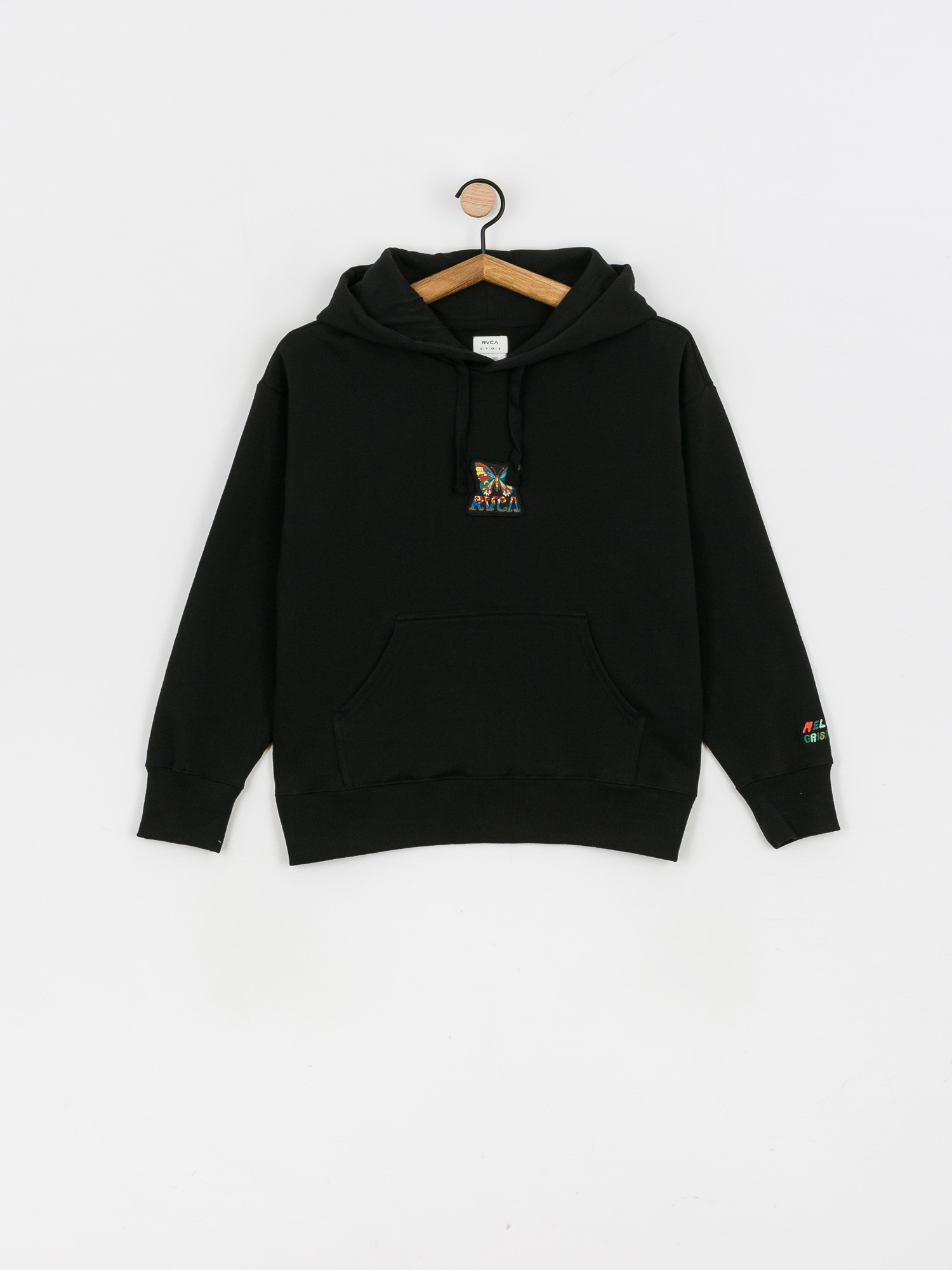 Bluza z kapturem RVCA Mel G HD Wmn (pirate black)