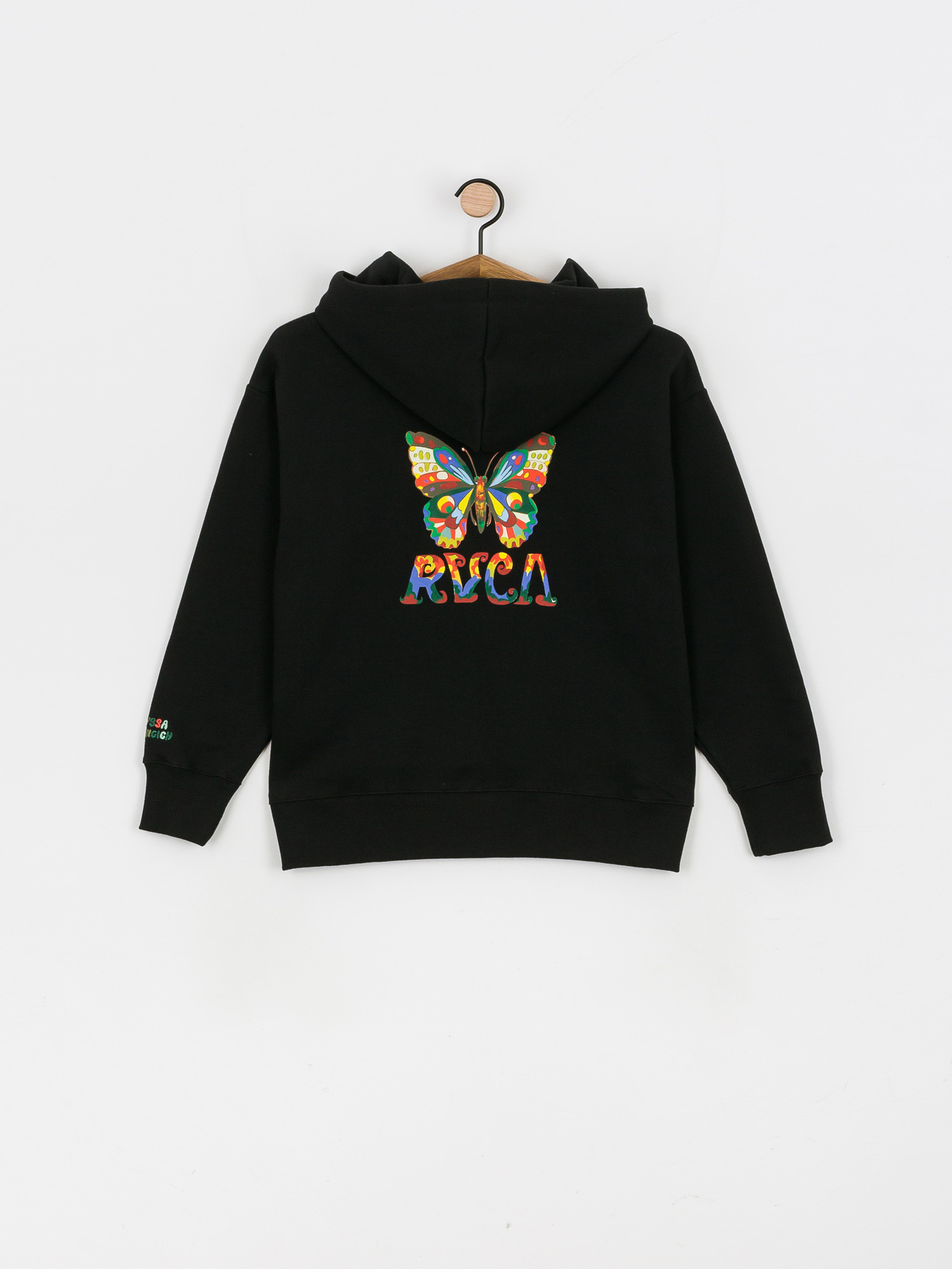 Bluza z kapturem RVCA Mel G HD Wmn (pirate black)