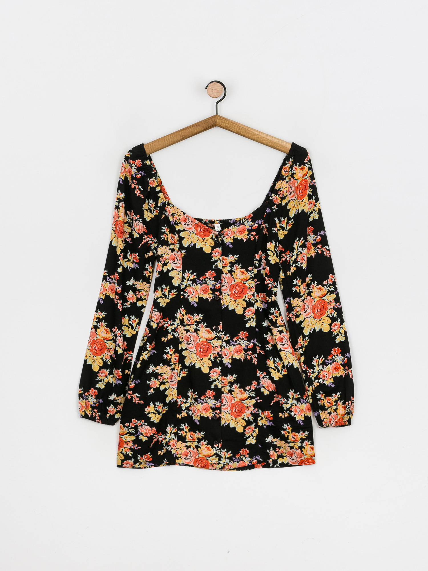 Sukienka RVCA First Time Wmn (true black)