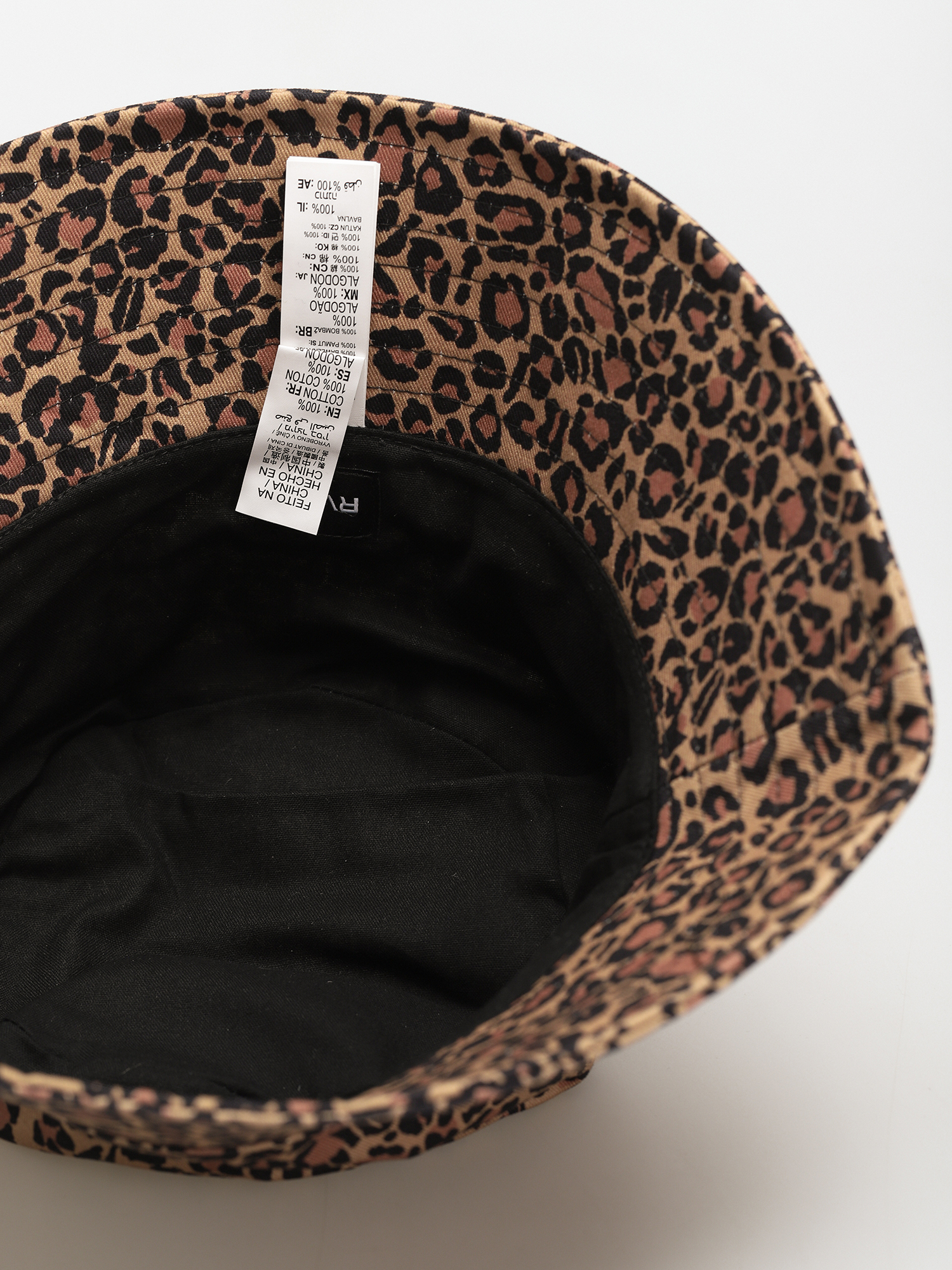 Kapelusz RVCA Leo Faux Fur Bucket (leopard)
