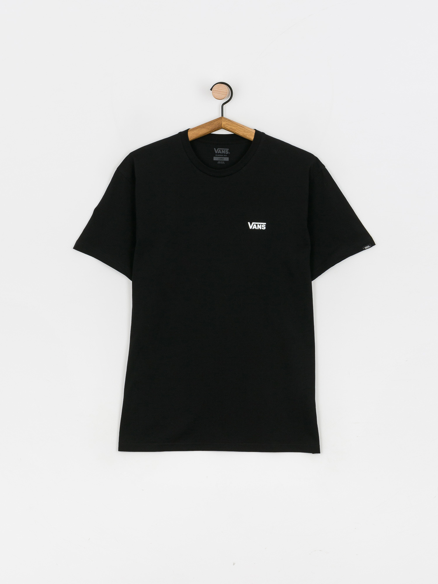 T-shirt Vans Left Chest Logo Plus (black/white)