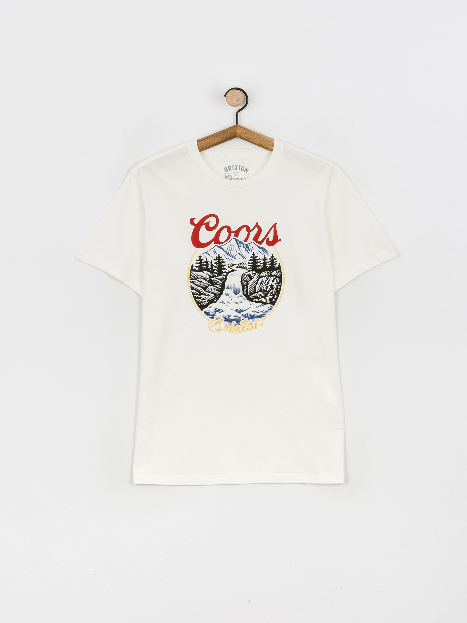 T-shirt Brixton Coors Rocky Tlrt (off white)
