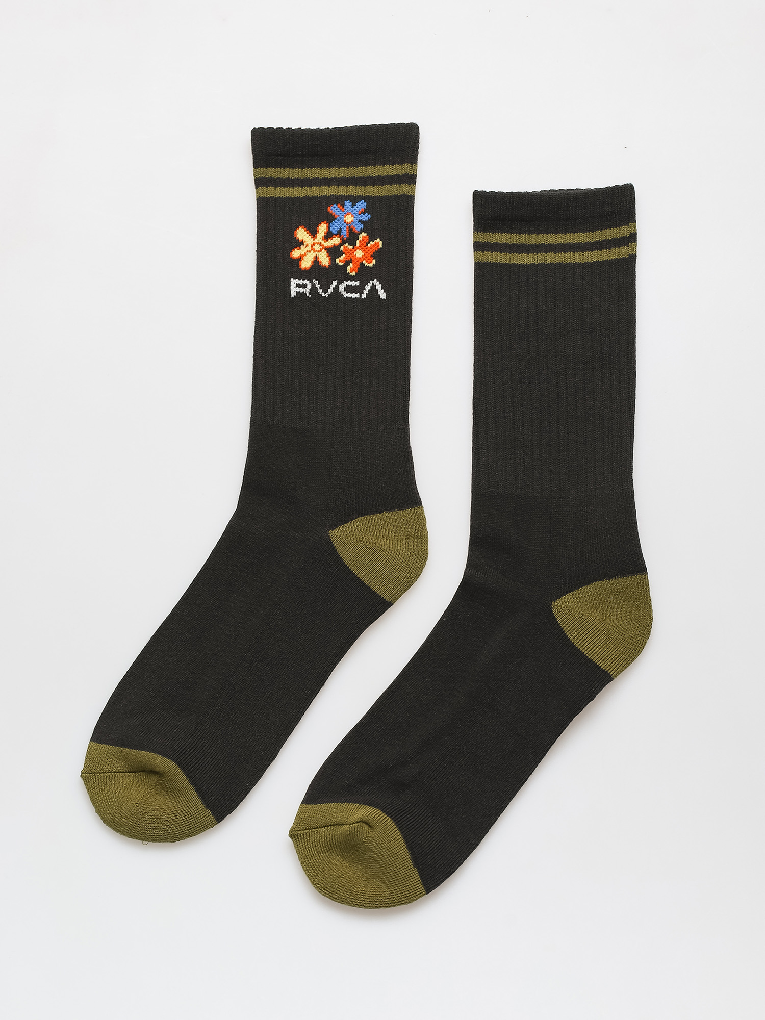 Skarpetki RVCA Mel G Crew Socks (pirate black)