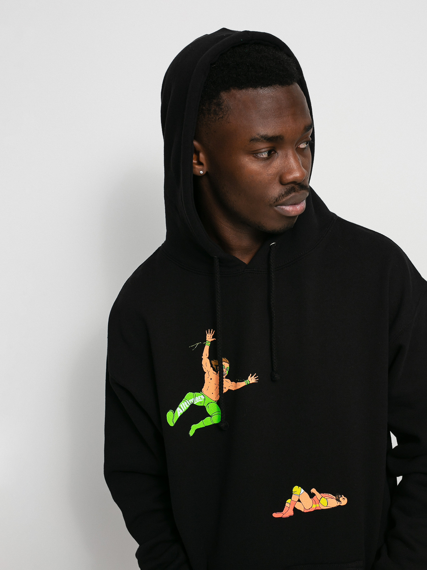 Bluza z kapturem Alltimers Top Ropes HD (black)