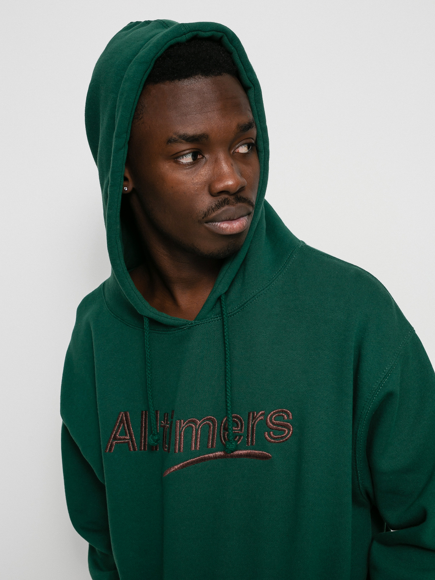 Bluza z kapturem Alltimers Estate Embroidered HD (green/bronze)