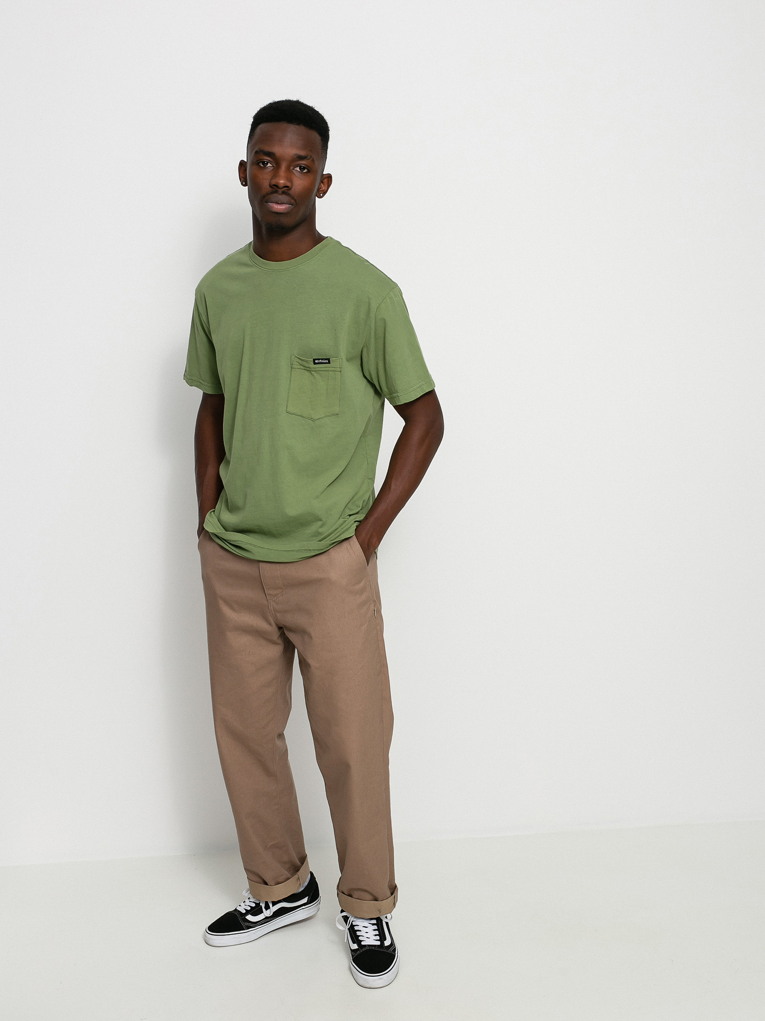 T-shirt Etnies Icon Pocket Wash (mint)