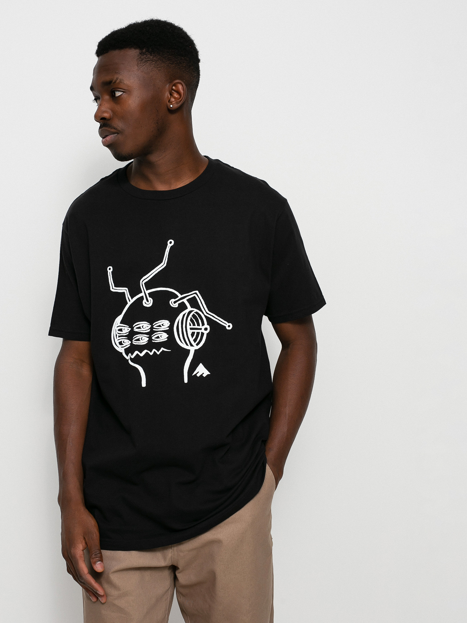 T-shirt Emerica X Toy Machine Antenna (black)