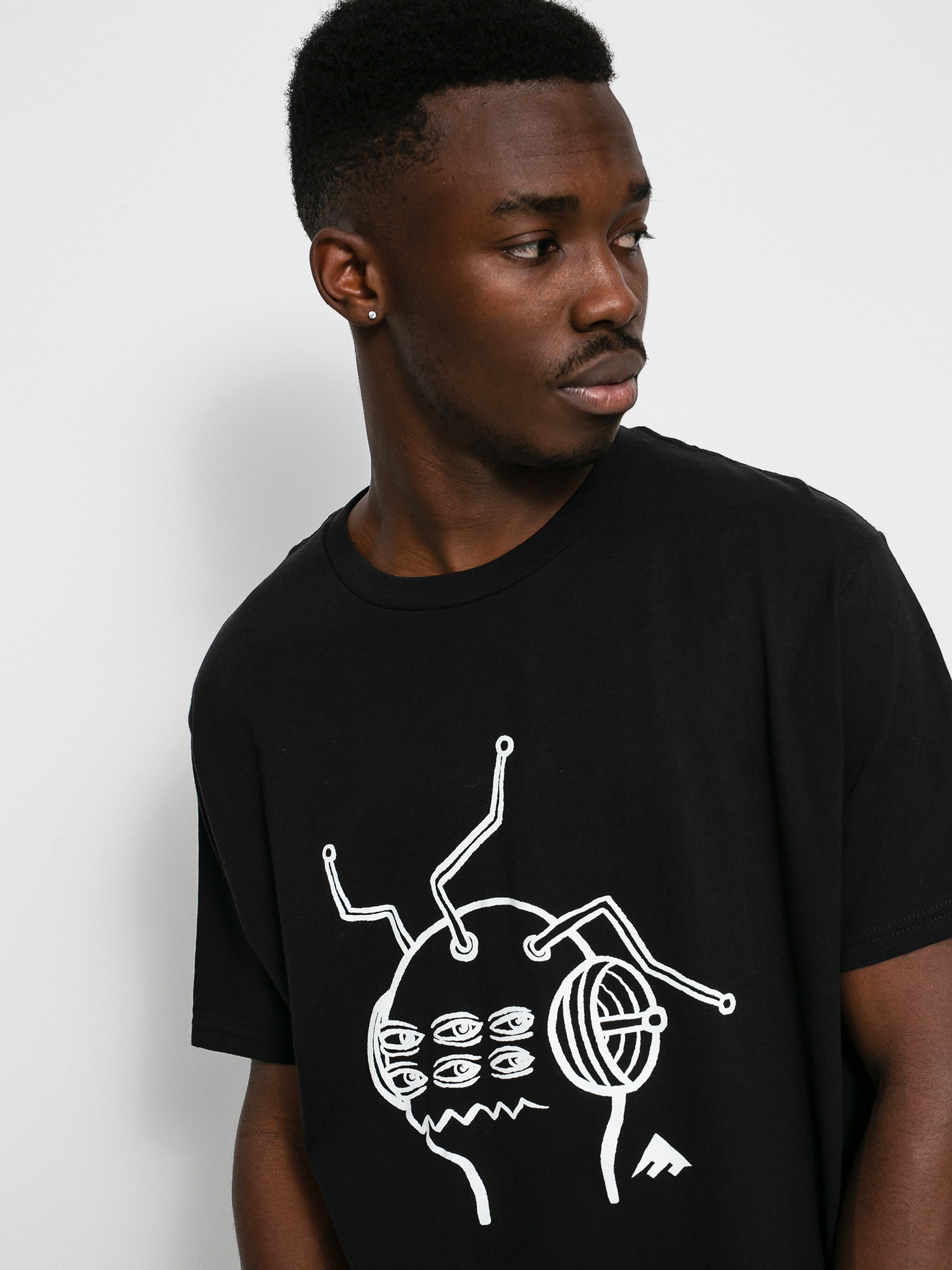 T-shirt Emerica X Toy Machine Antenna (black)