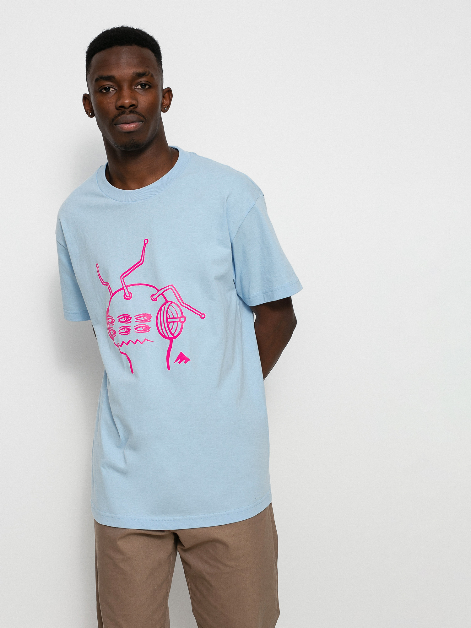 T-shirt Emerica X Toy Machine Antenna (light blue)