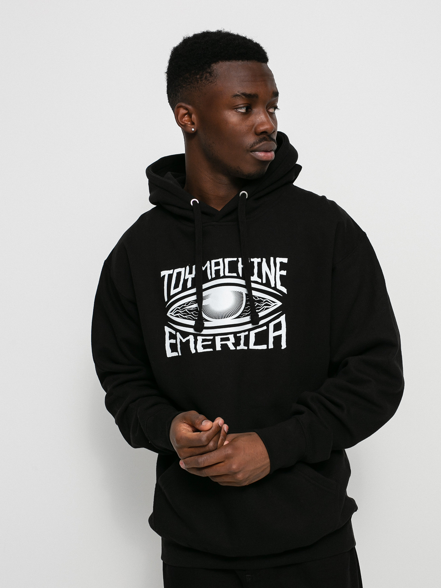 Bluza z kapturem Emerica X Toy Machine Eye HD (black)