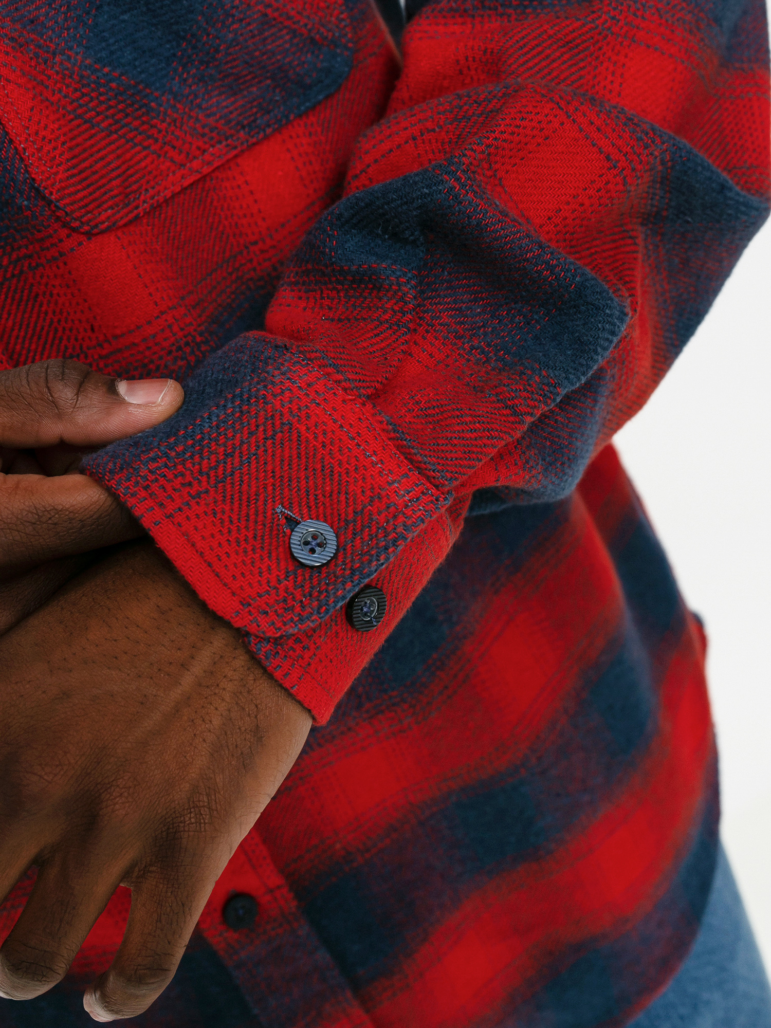 Koszula Brixton Bowery Flannel Ls (aurora red)