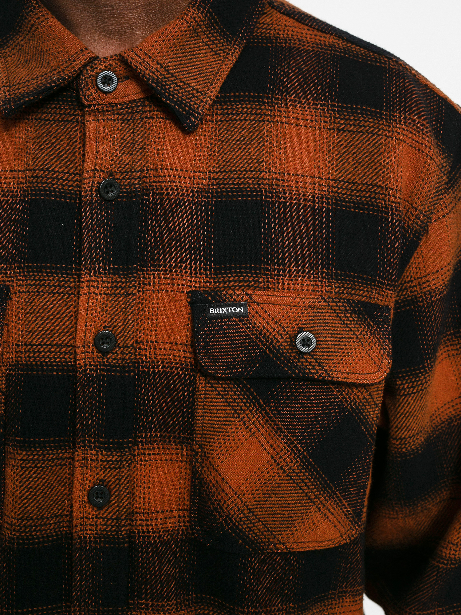 Koszula Brixton Bowery Flannel Ls (burnt orange)