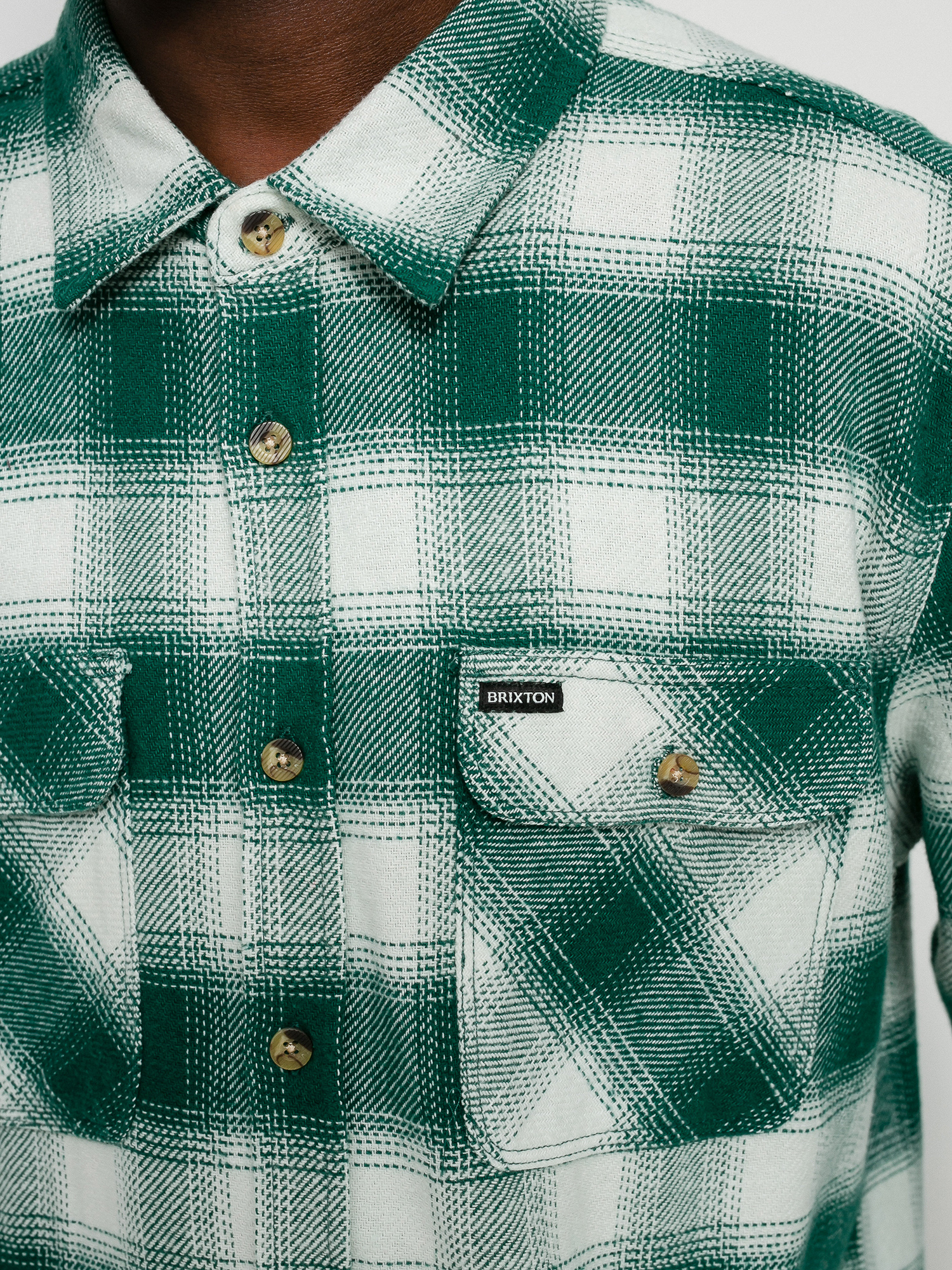 Koszula Brixton Bowery Flannel Ls (clover green)