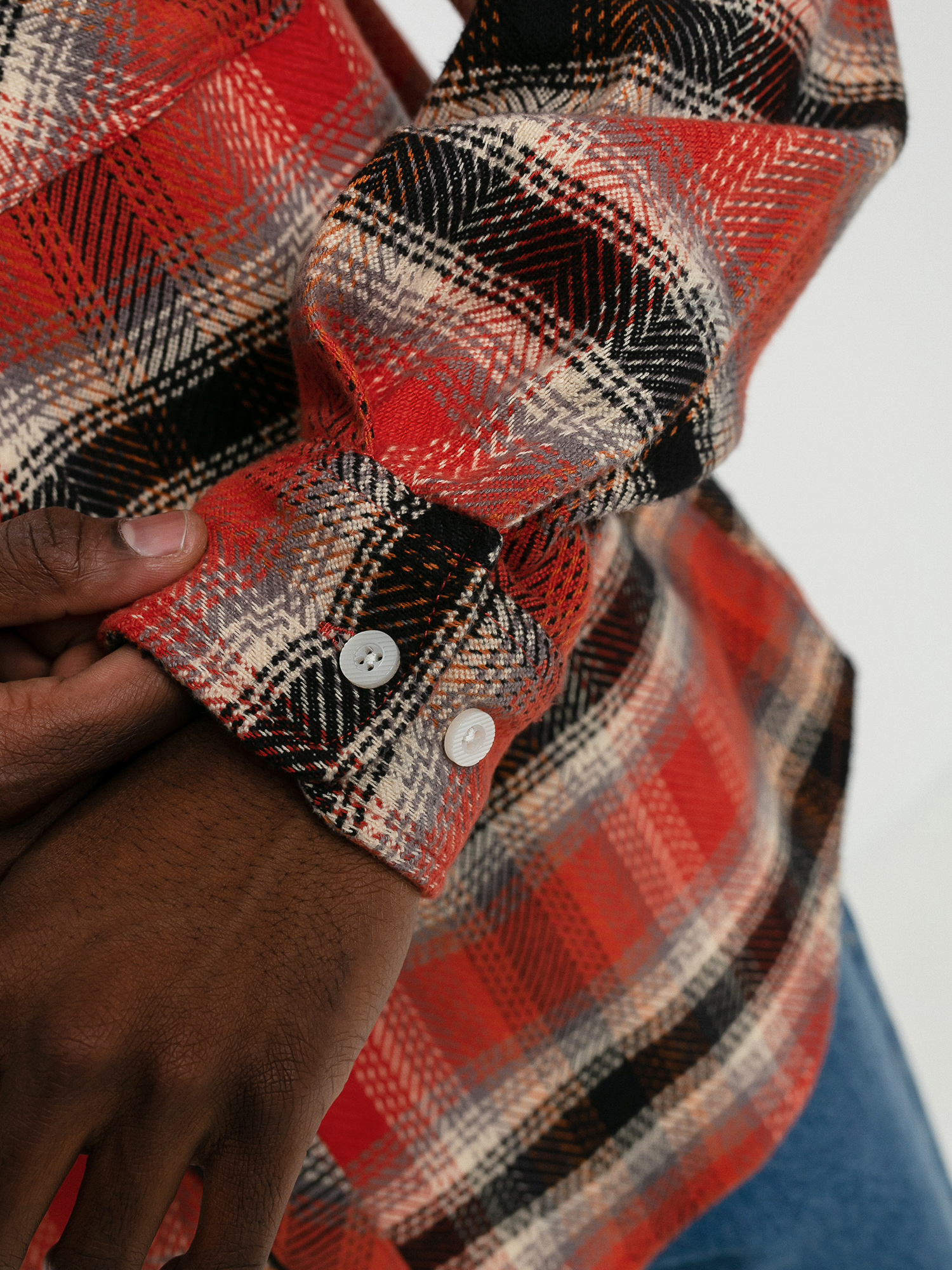 Koszula Brixton Bowery Stretch X Flannel Ls (phoenix orange)