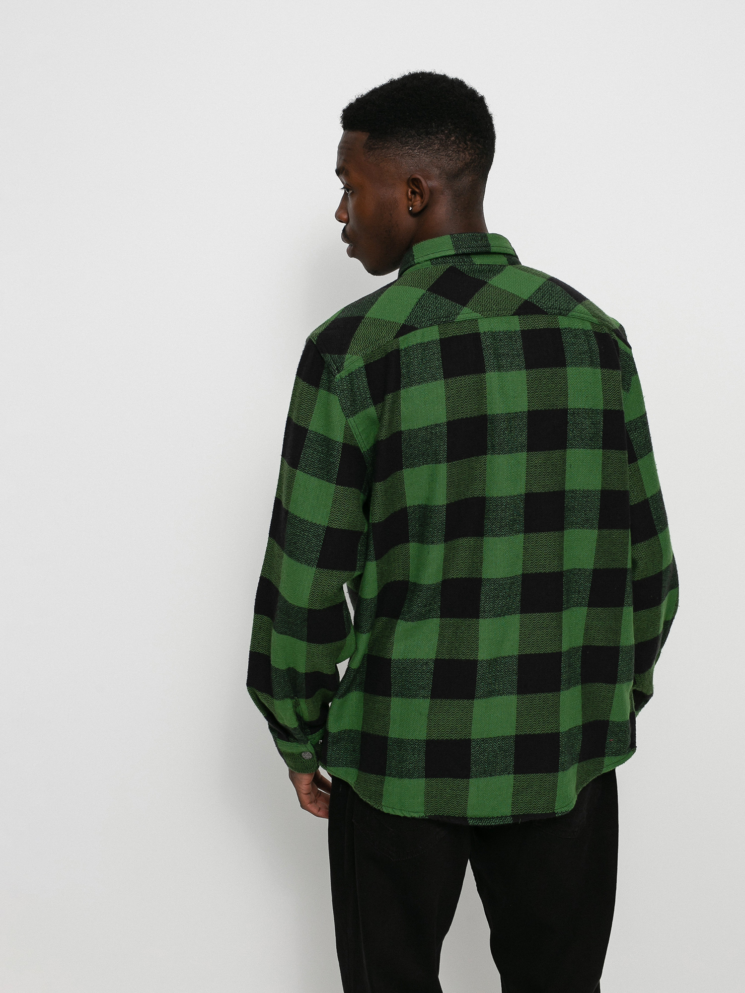 Koszula Brixton Coors Pow Bowery Flannel Ls (pine green)