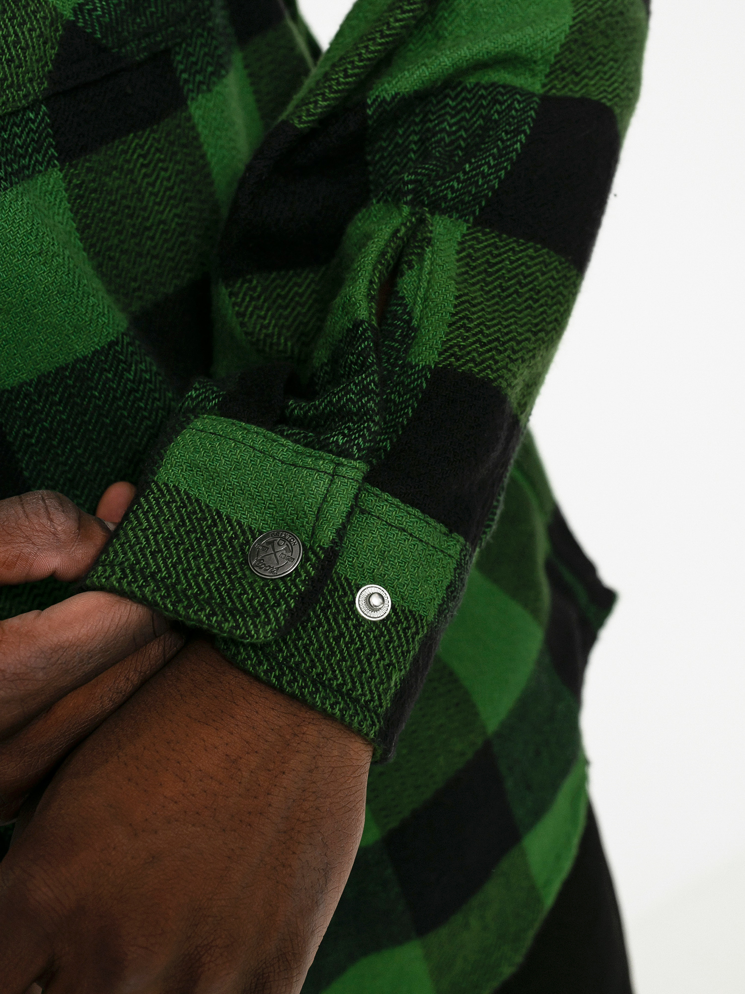Koszula Brixton Coors Pow Bowery Flannel Ls (pine green)
