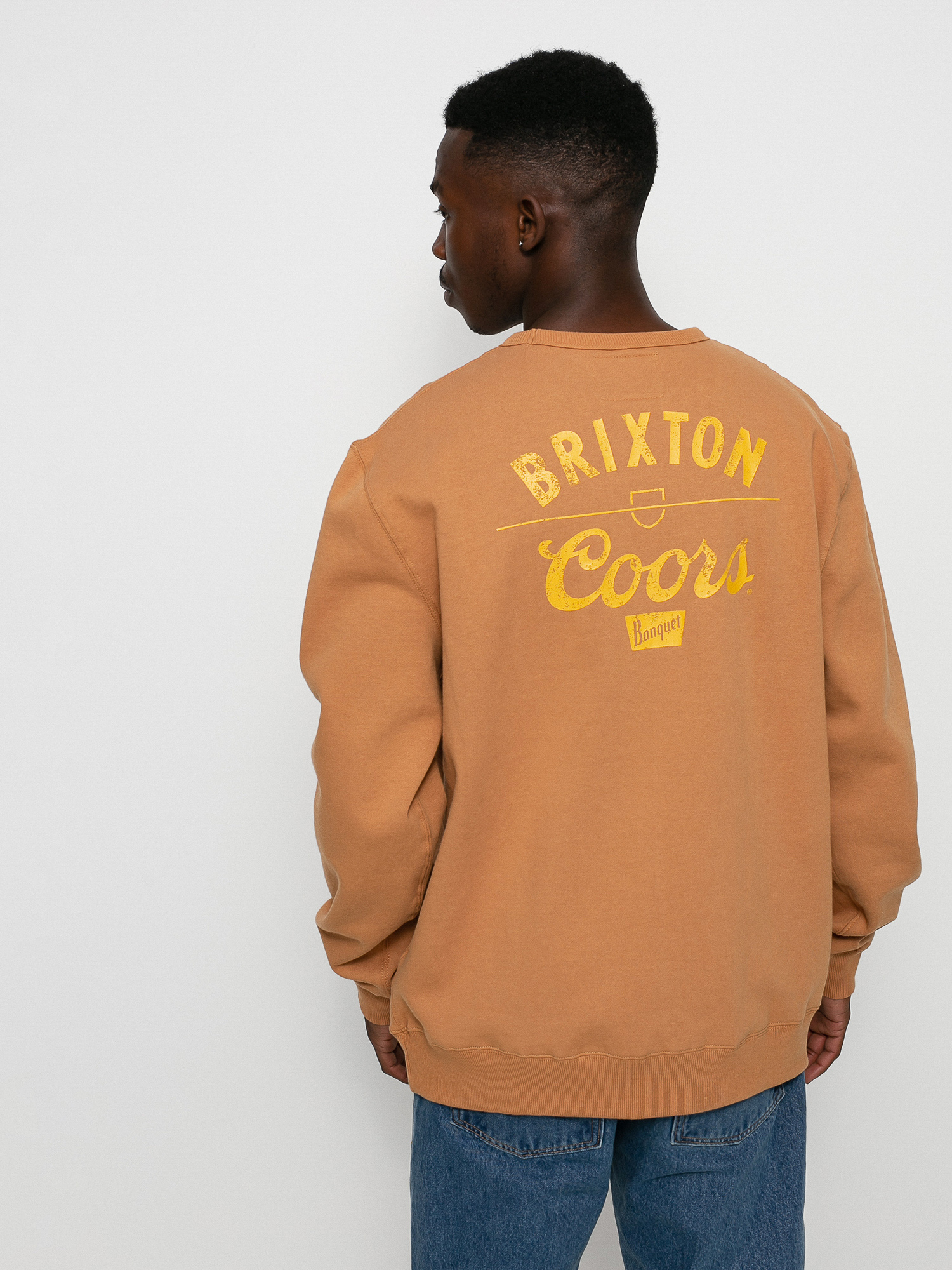 Bluza Brixton Coors Labor Crew (rocky brown)