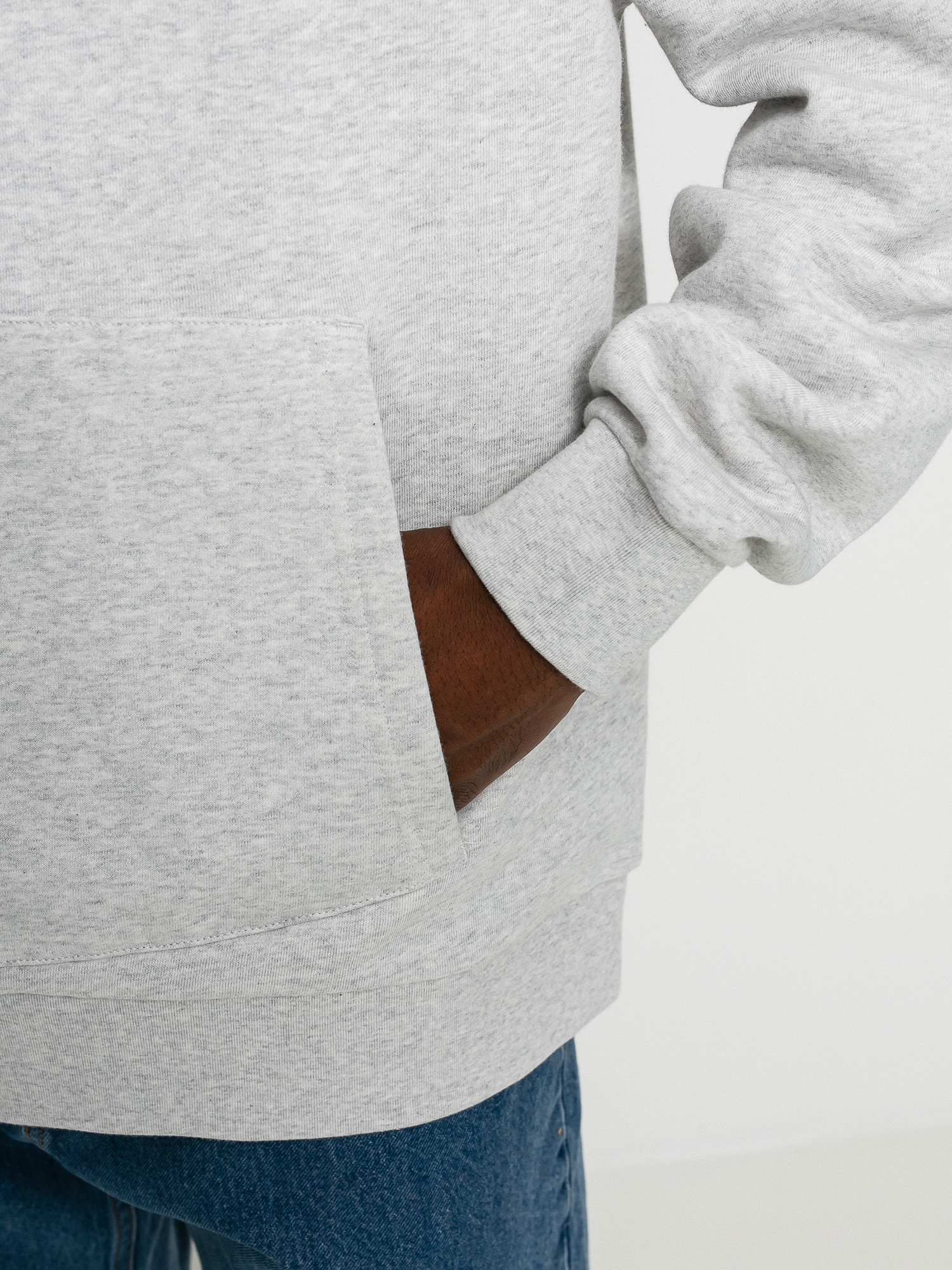 Bluza z kapturem RipNDip Master Nermal San HD (ash heather)