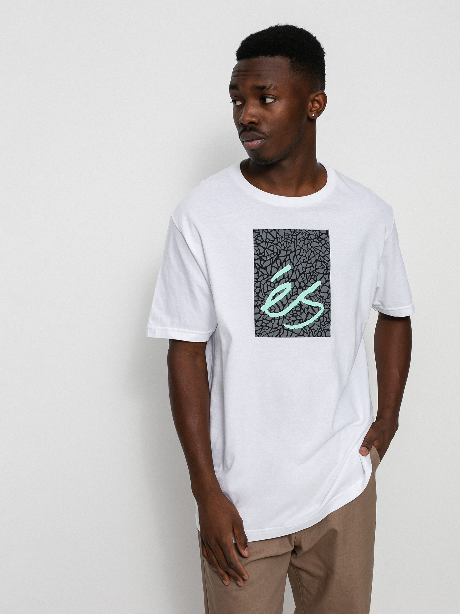 T-shirt eS Es Elephant Block (white)