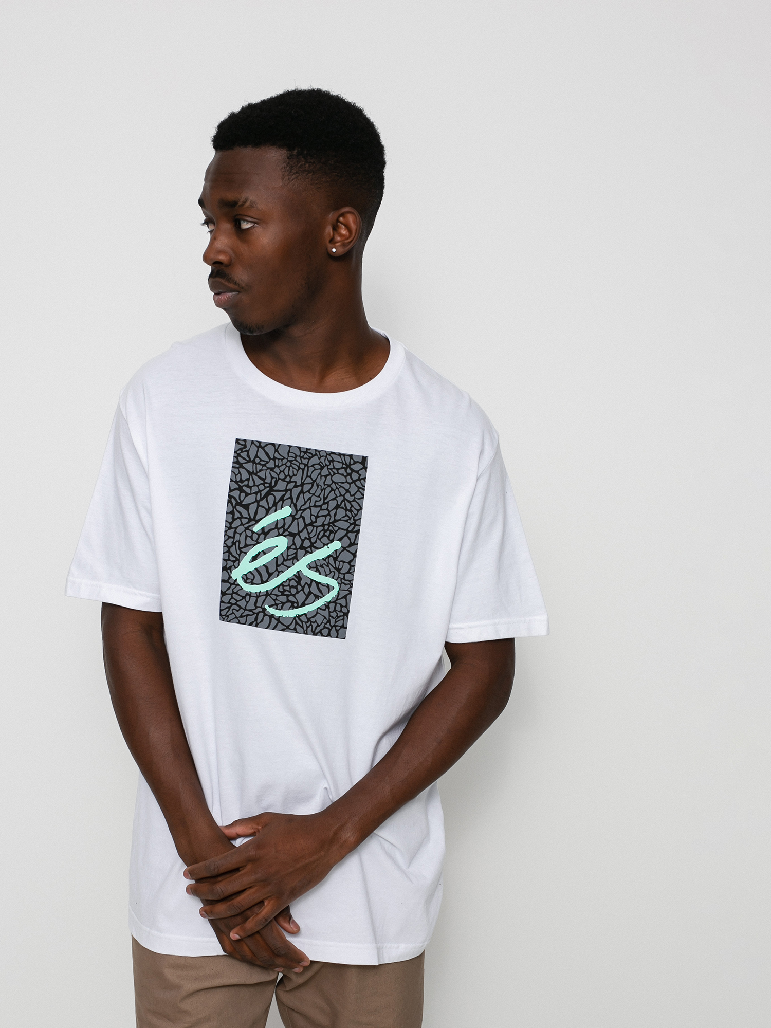T-shirt eS Es Elephant Block (white)