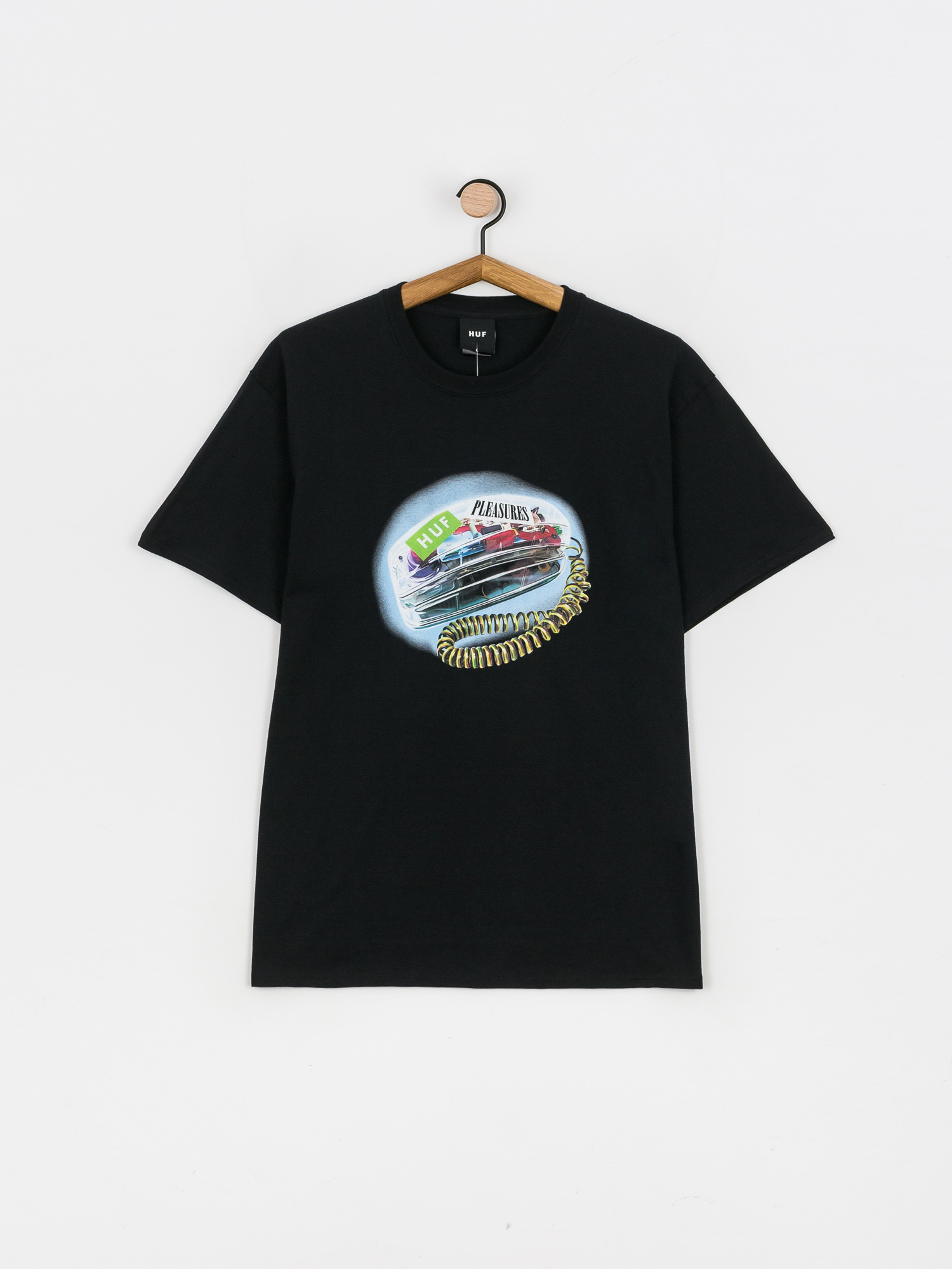 T-shirt HUF X Pleasures Party Line (black)
