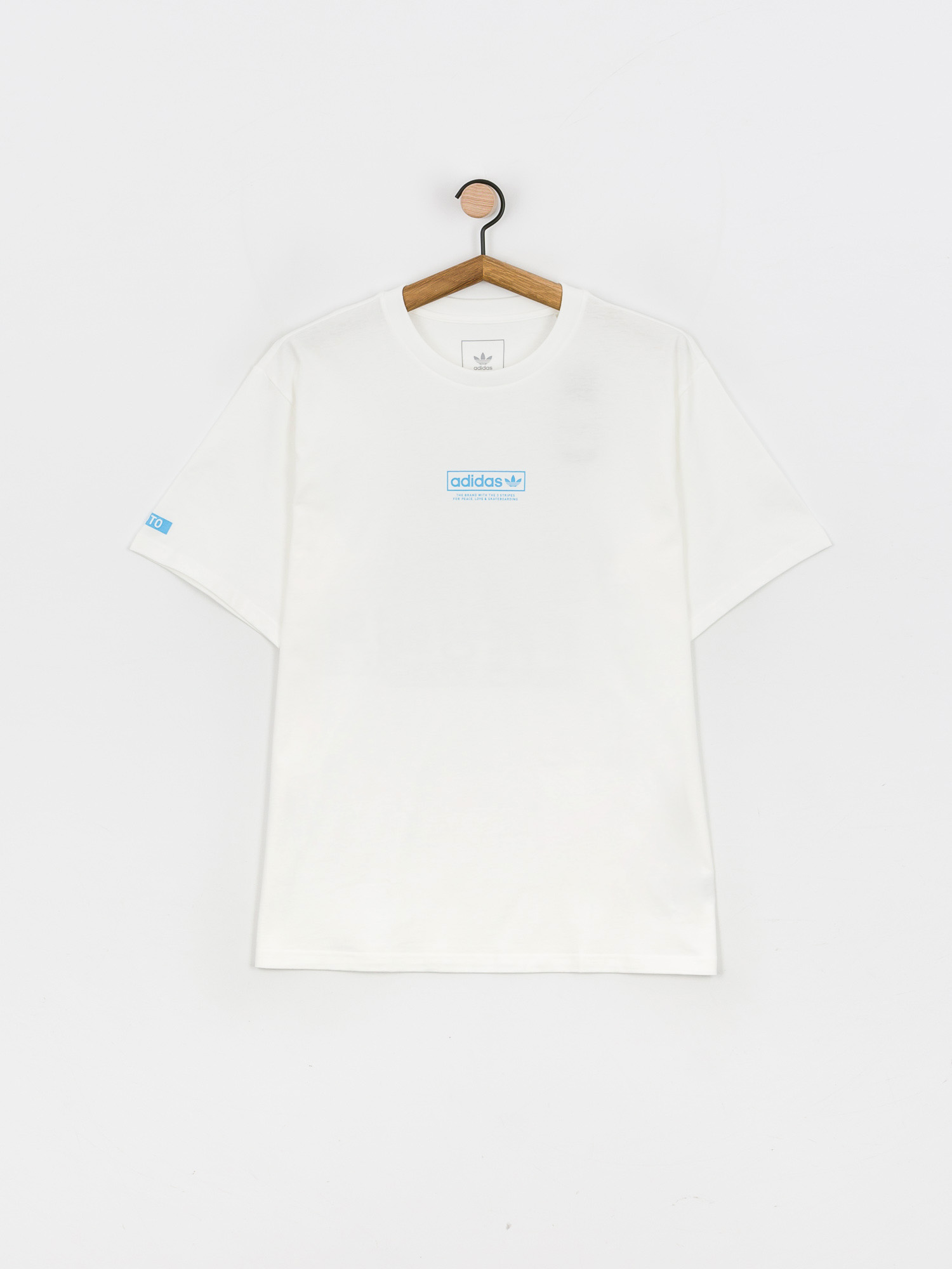 T-shirt adidas Message (white/multco)