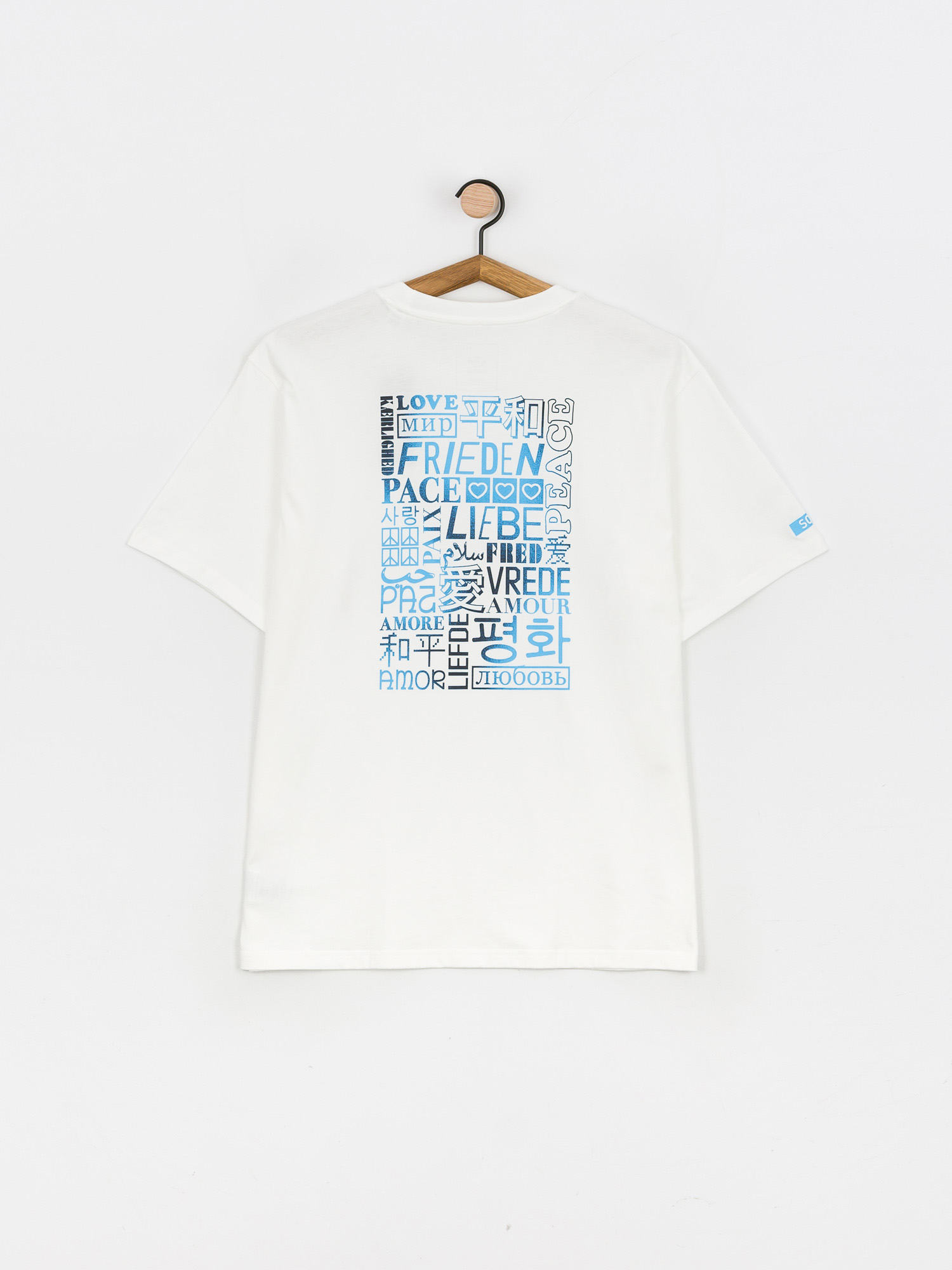 T-shirt adidas Message (white/multco)