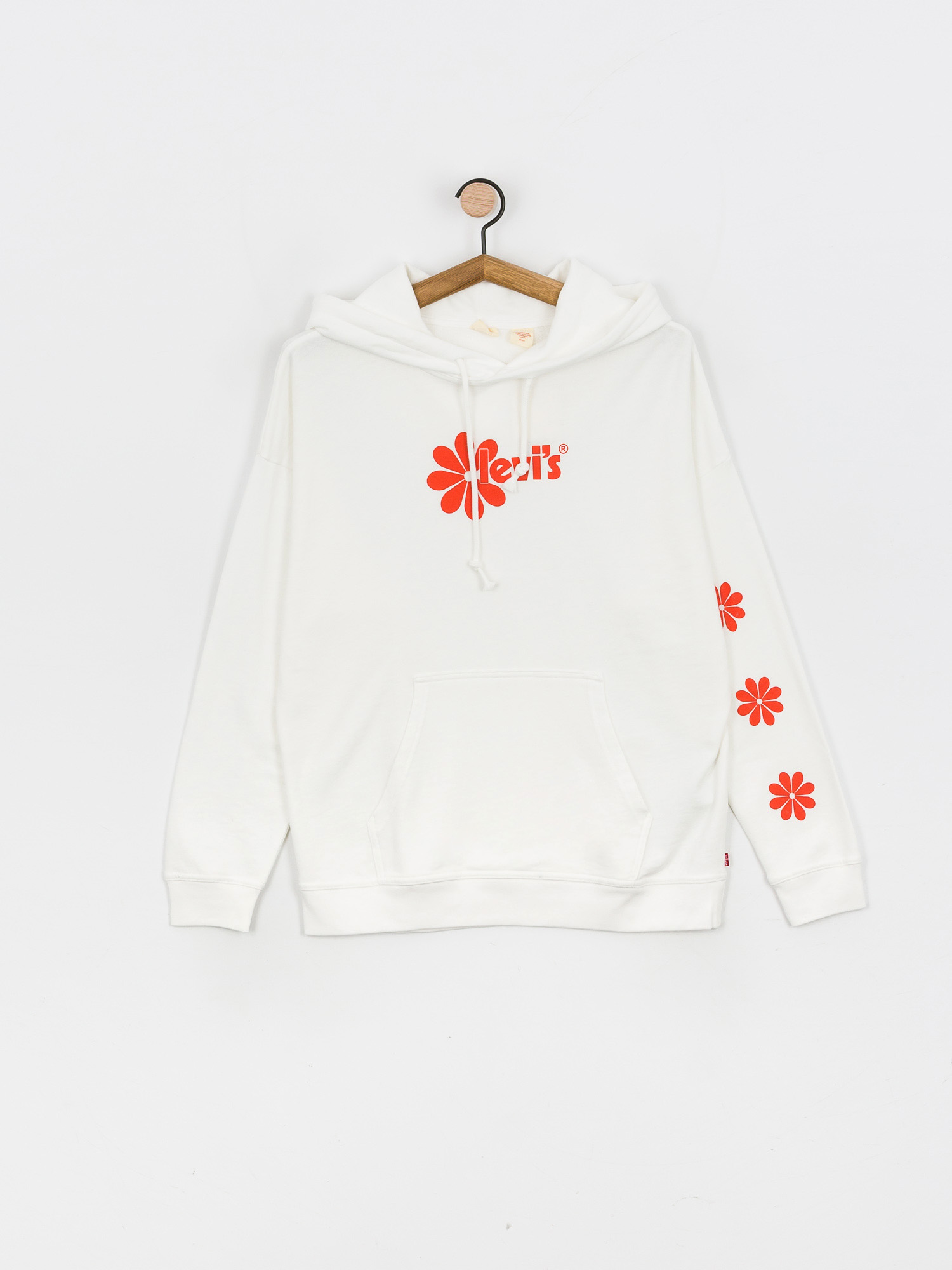 Bluza z kapturem Levi's® Graphic Rider HD Wmn (daisy chest hit white)