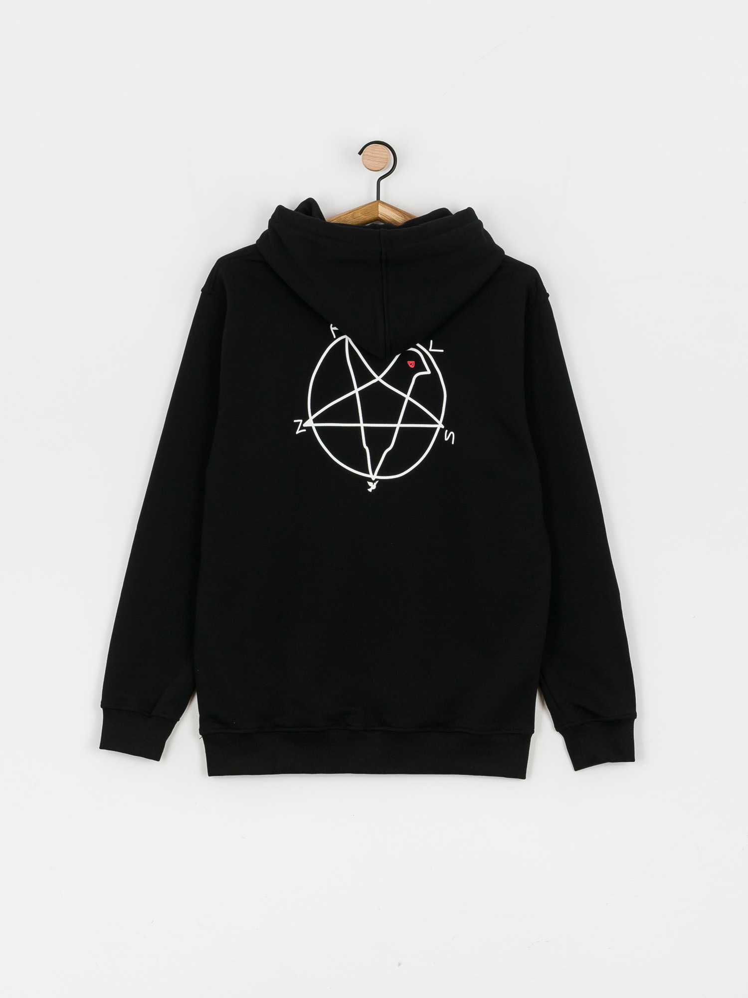 Bluza z kapturem Nervous Superstar HD (black)