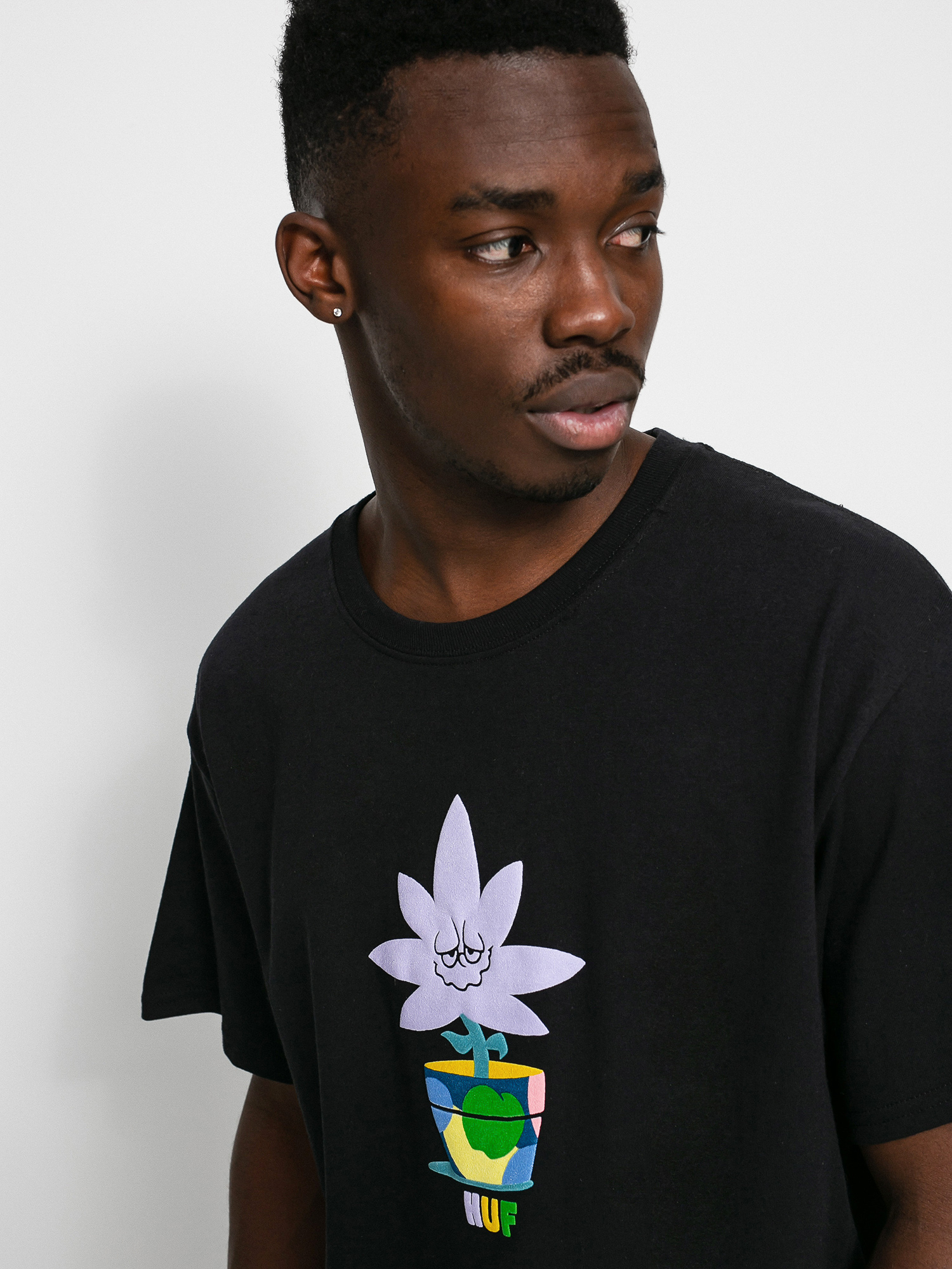 T-shirt HUF Potted (black)