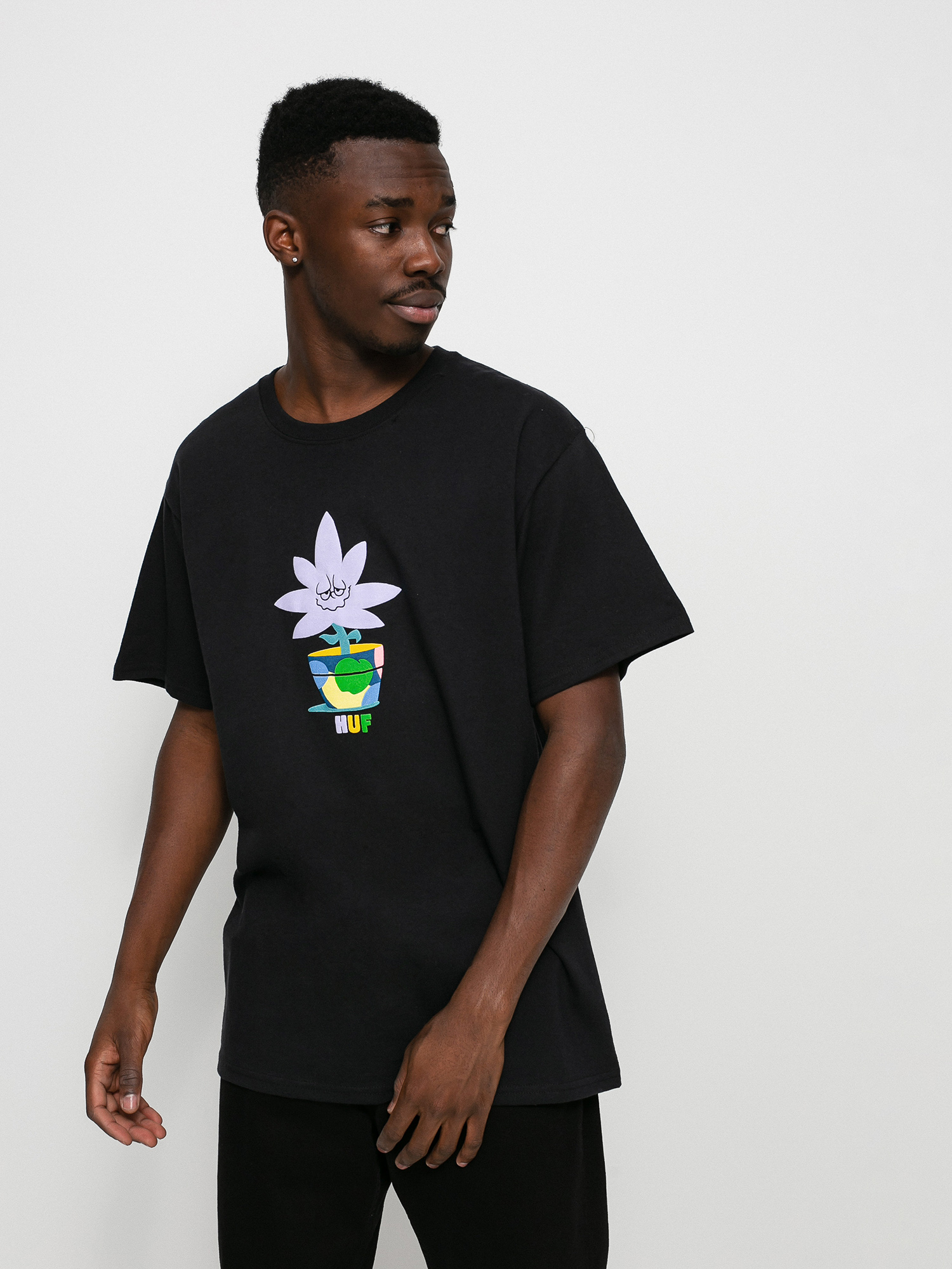 T-shirt HUF Potted (black)