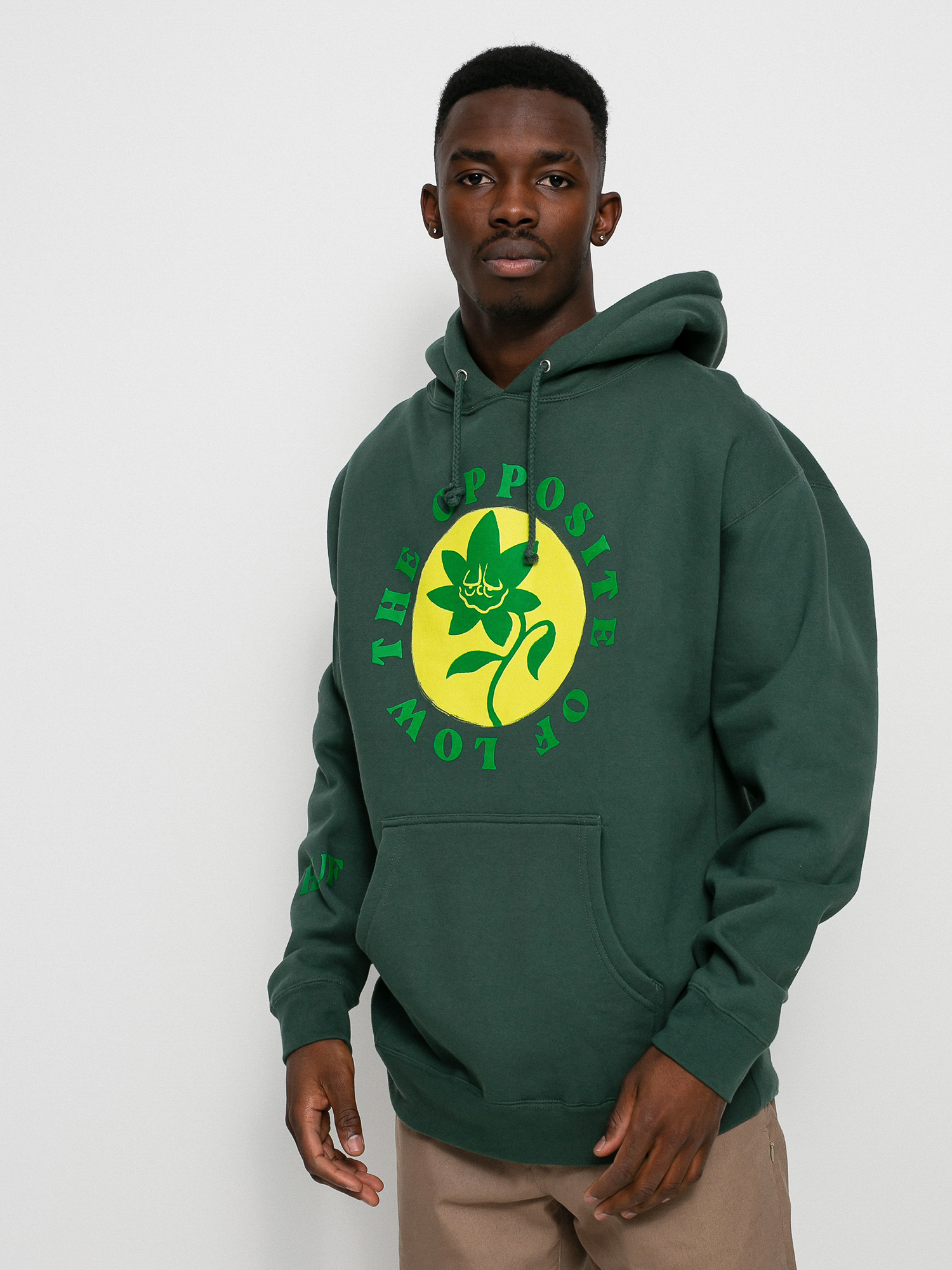 Bluza z kapturem HUF Opposite Of Low HD (forest green)