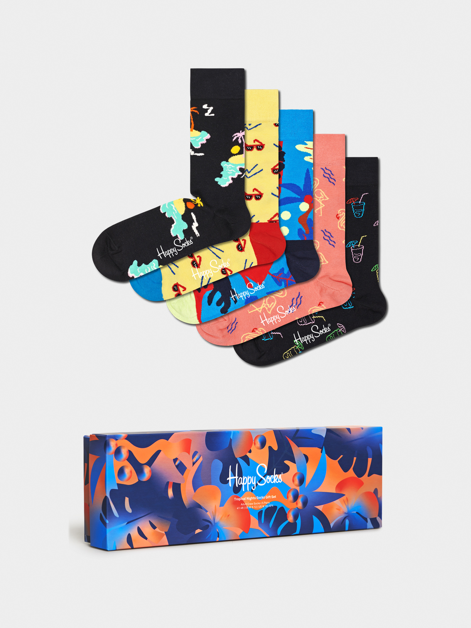 Skarpetki Happy Socks 5-pak Tropical Night 5Pk (multi)