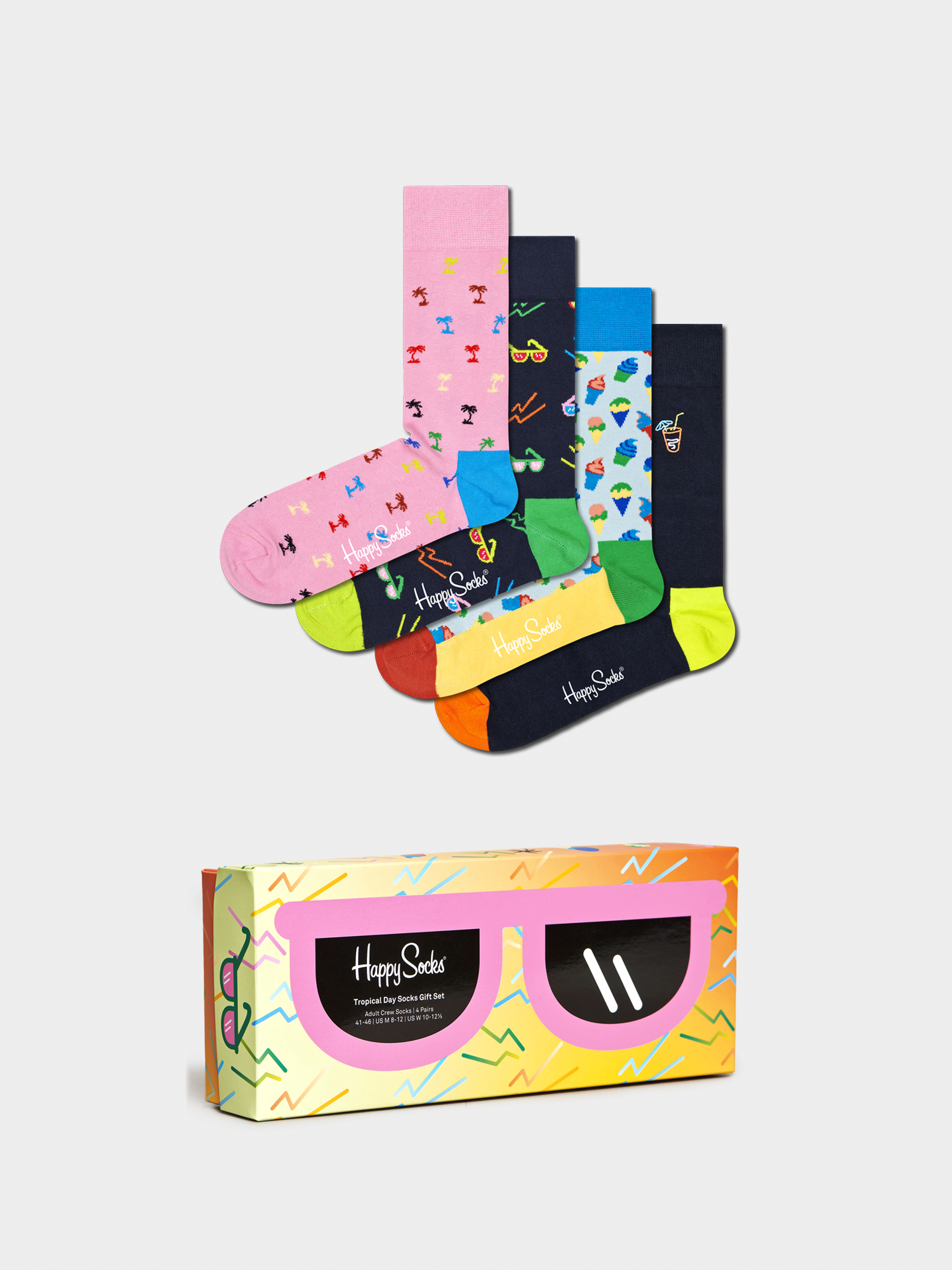 Skarpetki Happy Socks Tropical Day 4Pk (multi)