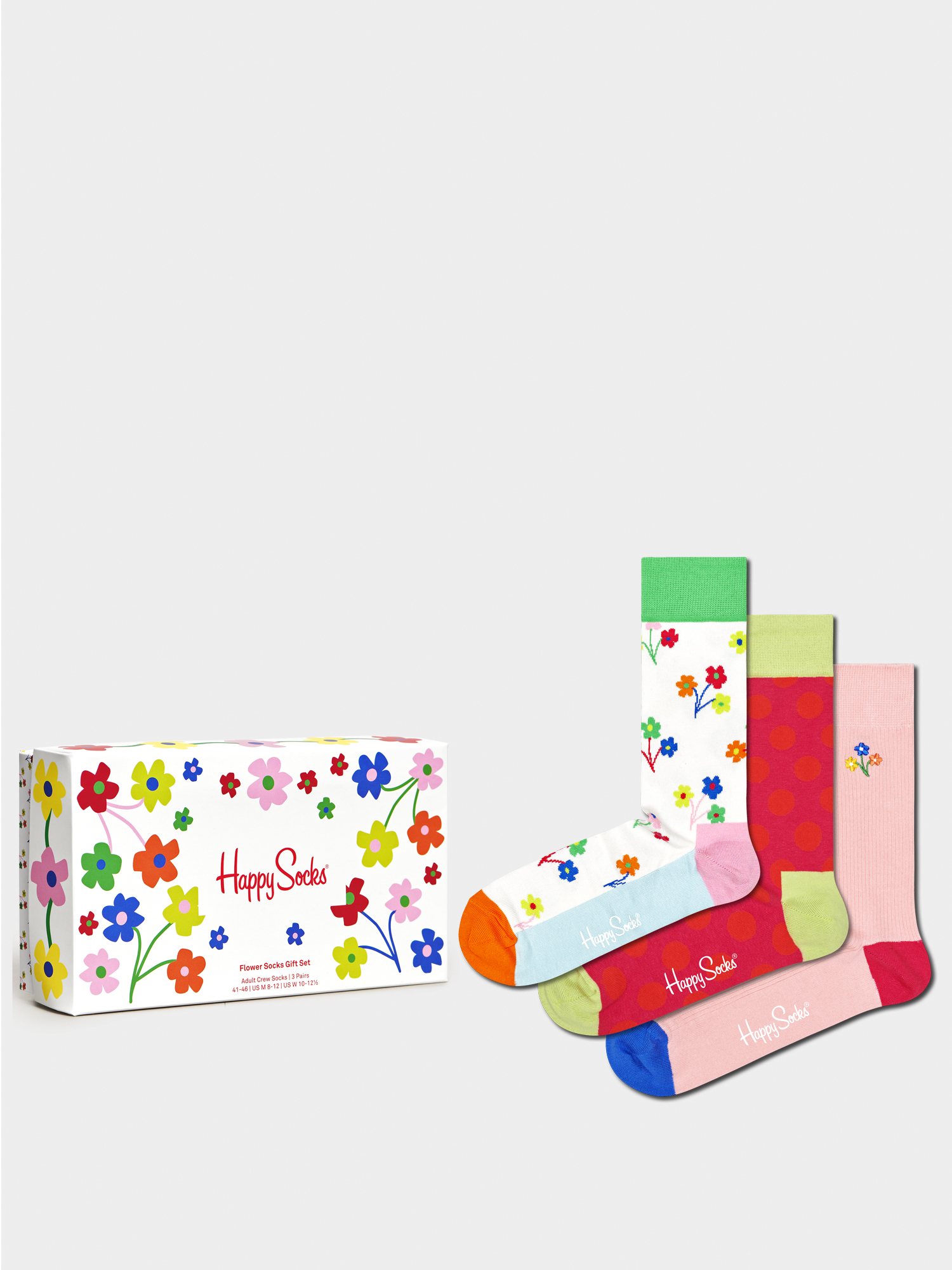 Skarpetki Happy Socks Flower 3Pk (multi)
