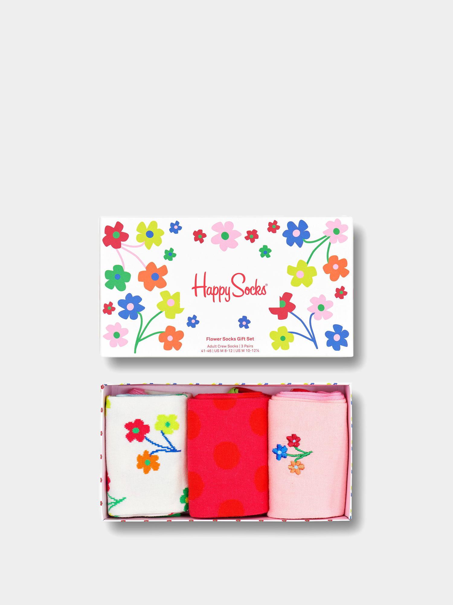 Skarpetki Happy Socks Flower 3Pk (multi)