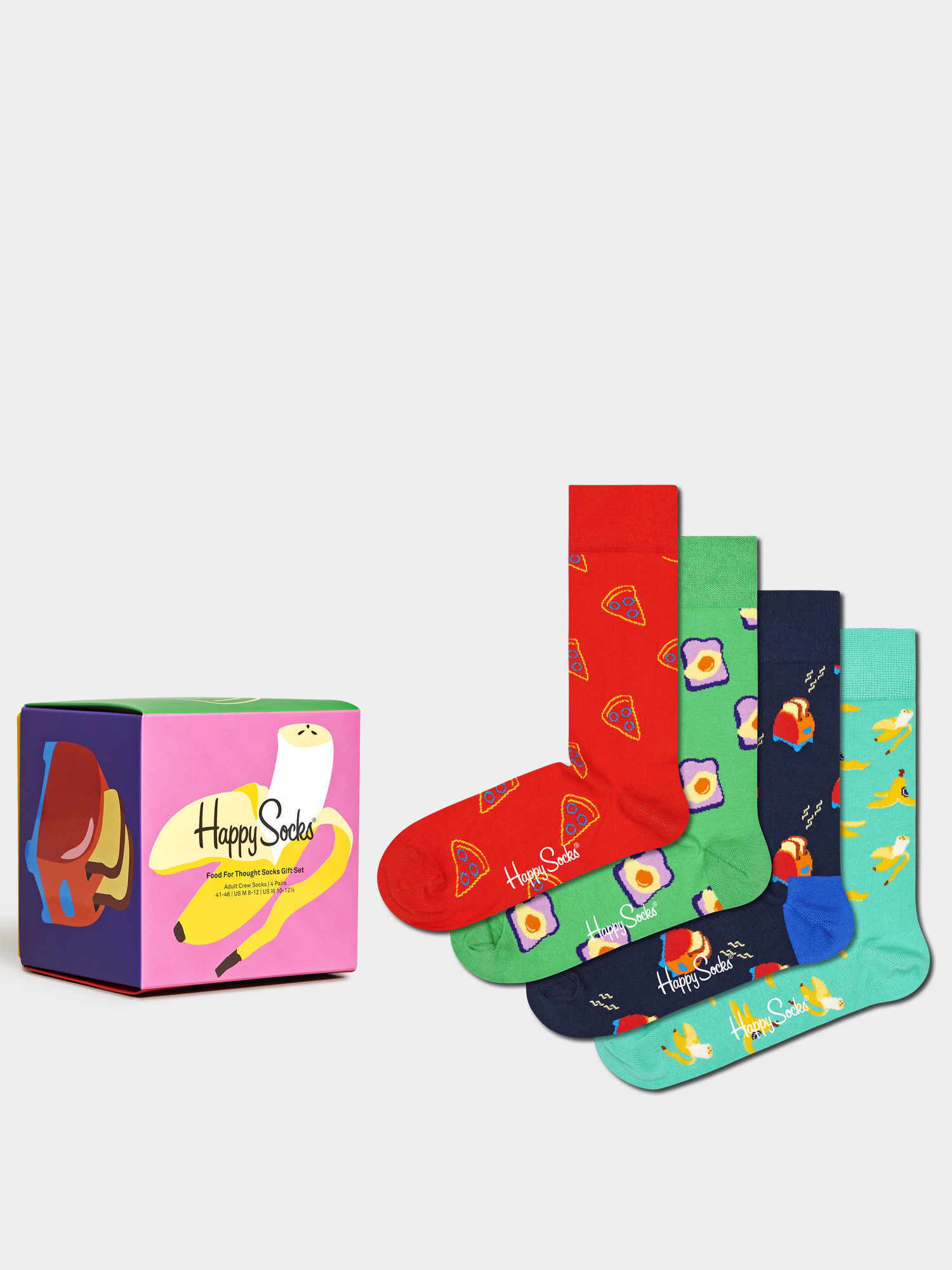 Skarpetki Happy Socks Food For Thought 4Pk (multi)