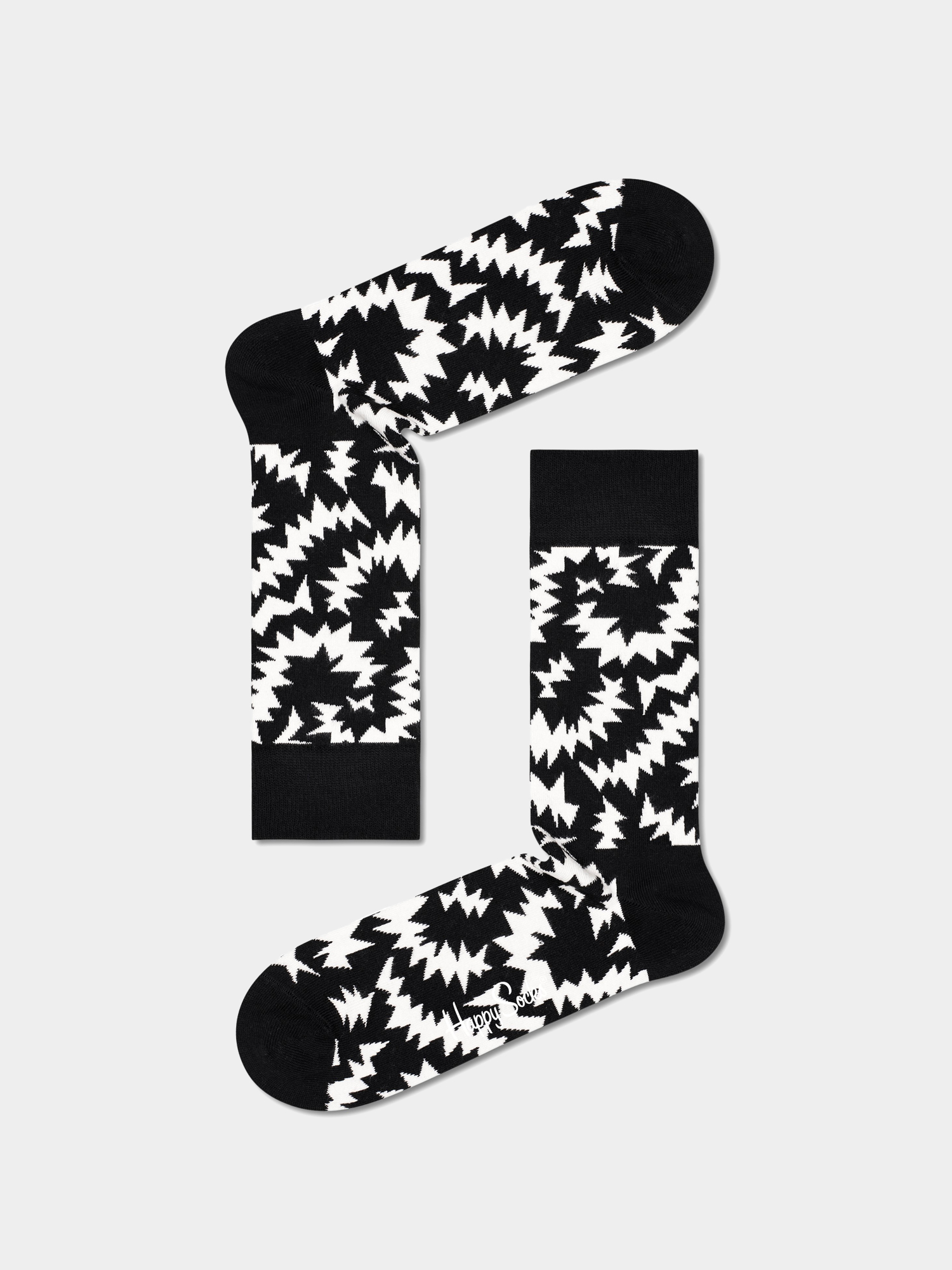 Skarpetki Happy Socks Black & White 4Pk (multi)
