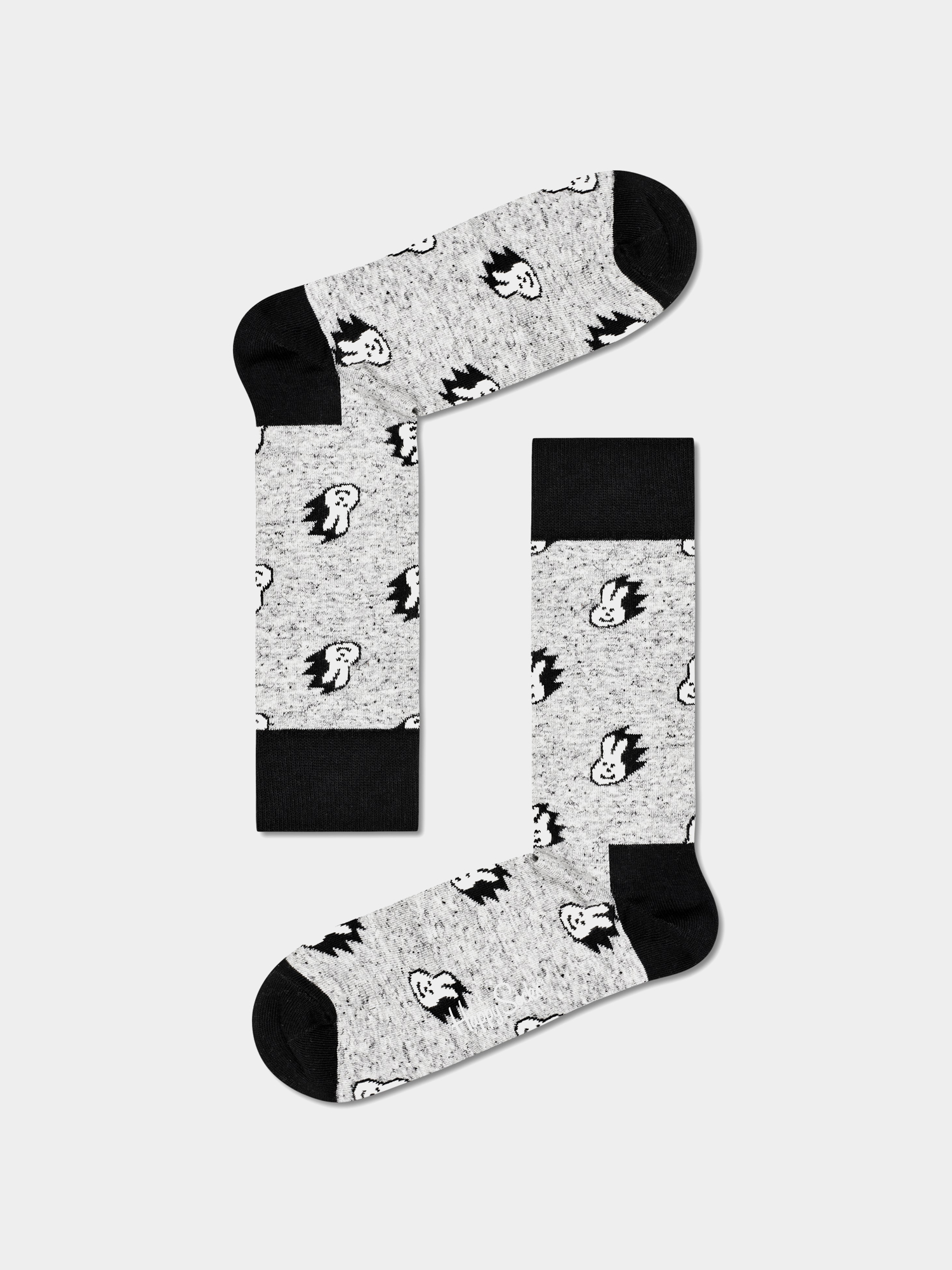 Skarpetki Happy Socks Black & White 4Pk (multi)