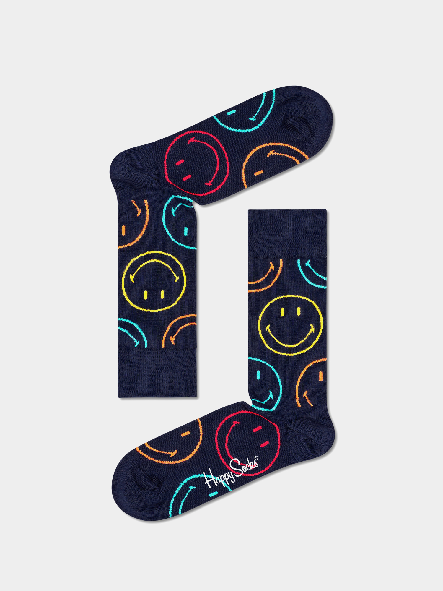 Skarpetki Happy Socks Jumbo Smiley Dot (navy)