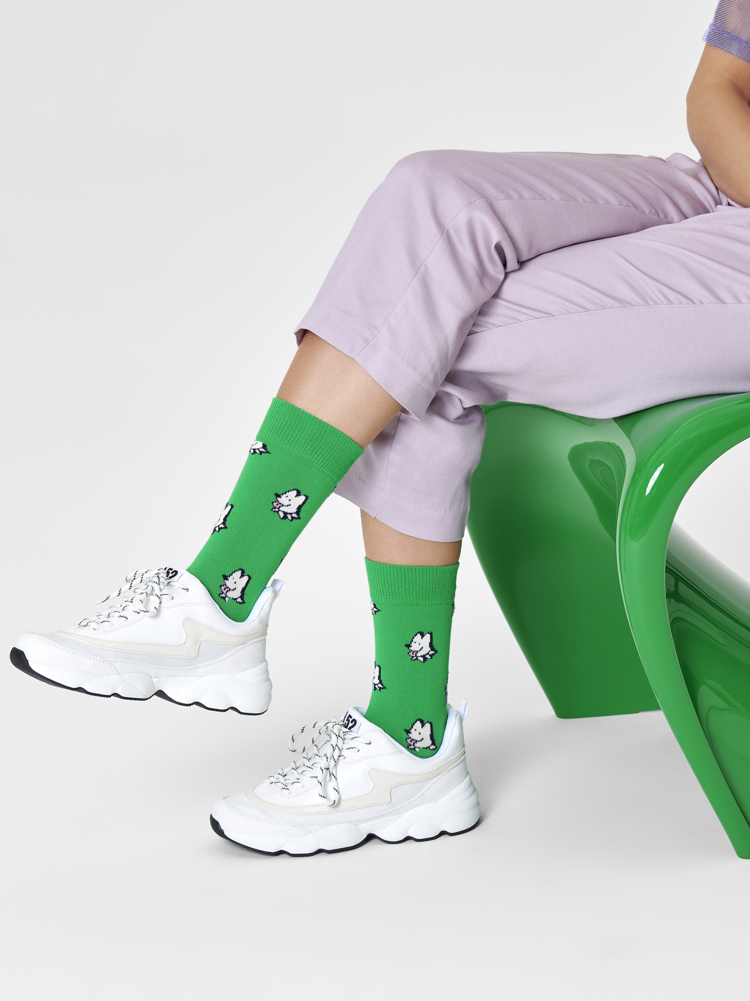 Skarpetki Happy Socks Dog (green)