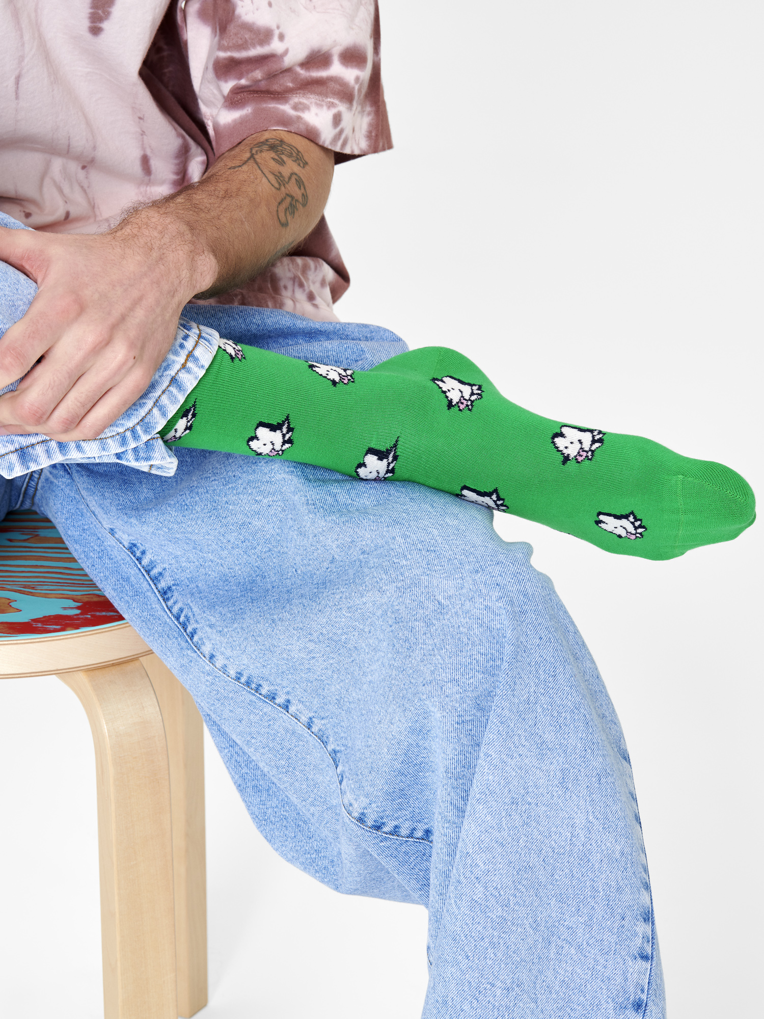 Skarpetki Happy Socks Dog (green)