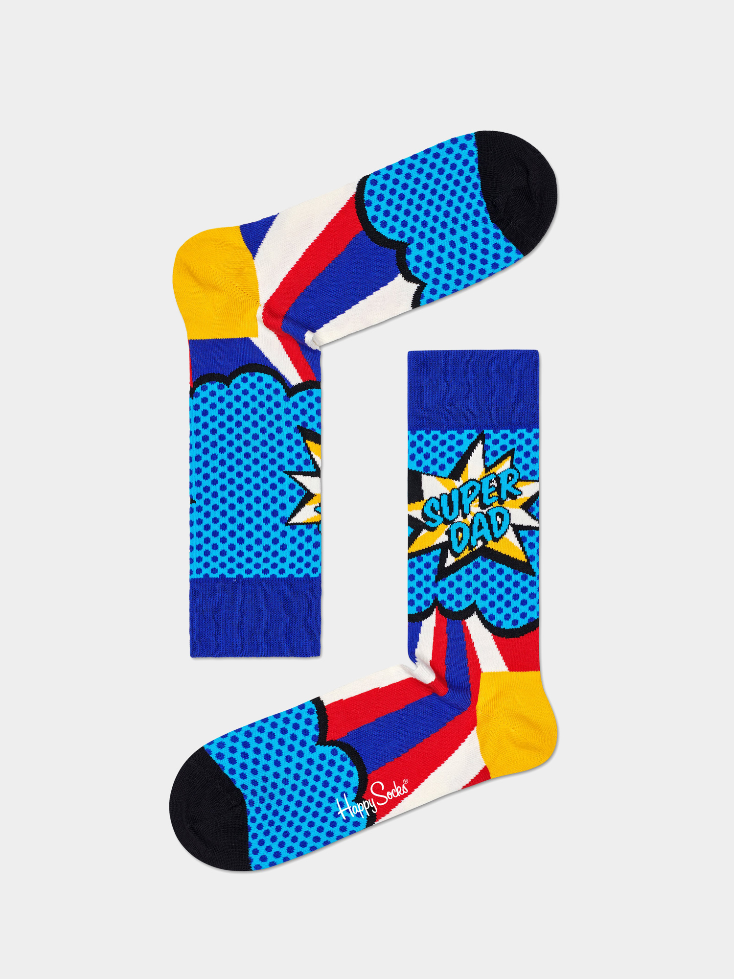 Skarpetki Happy Socks Super Dad (blue/multi)