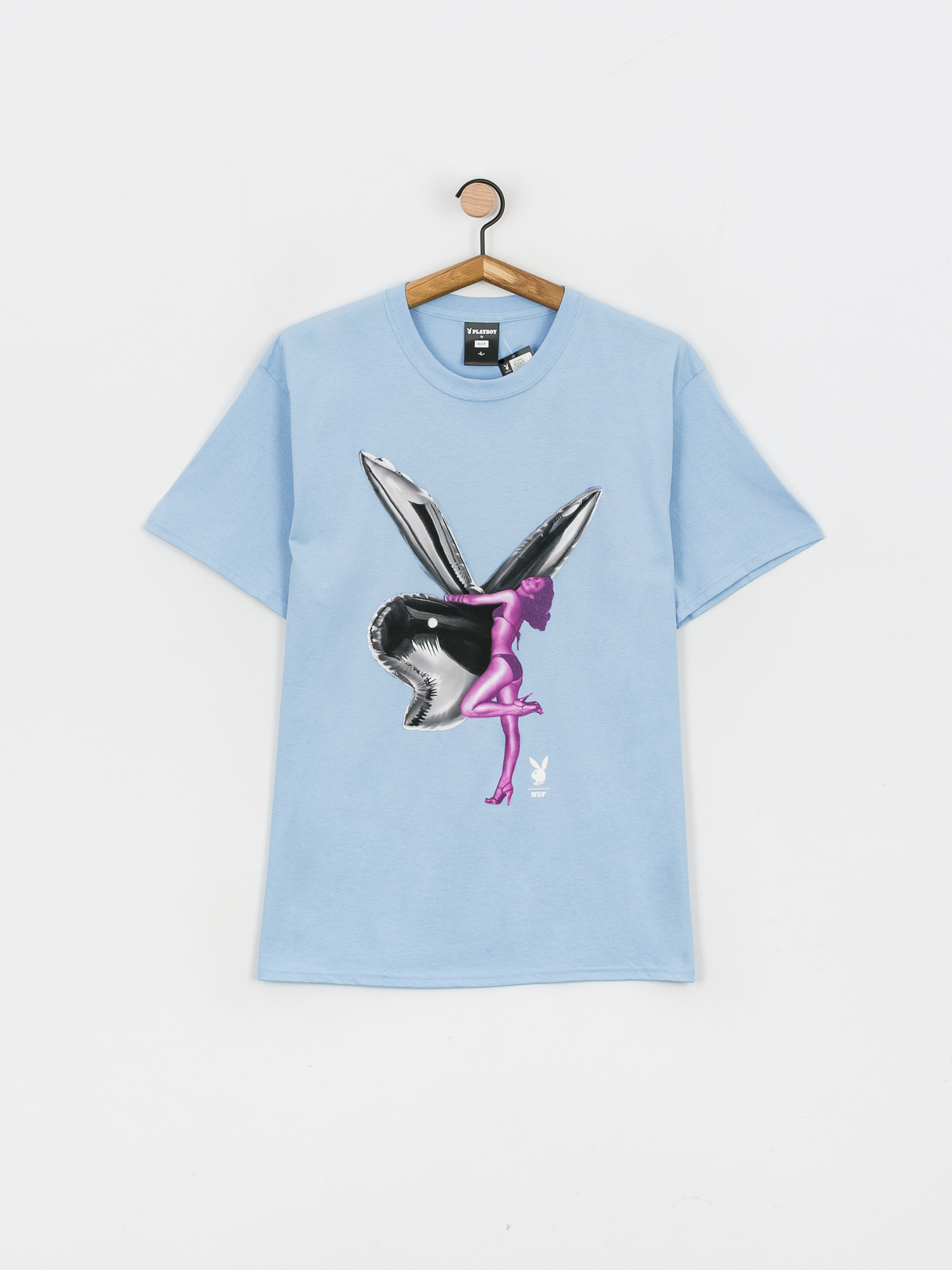 T-shirt HUF X Playboy Bunny Balloon (light blue)