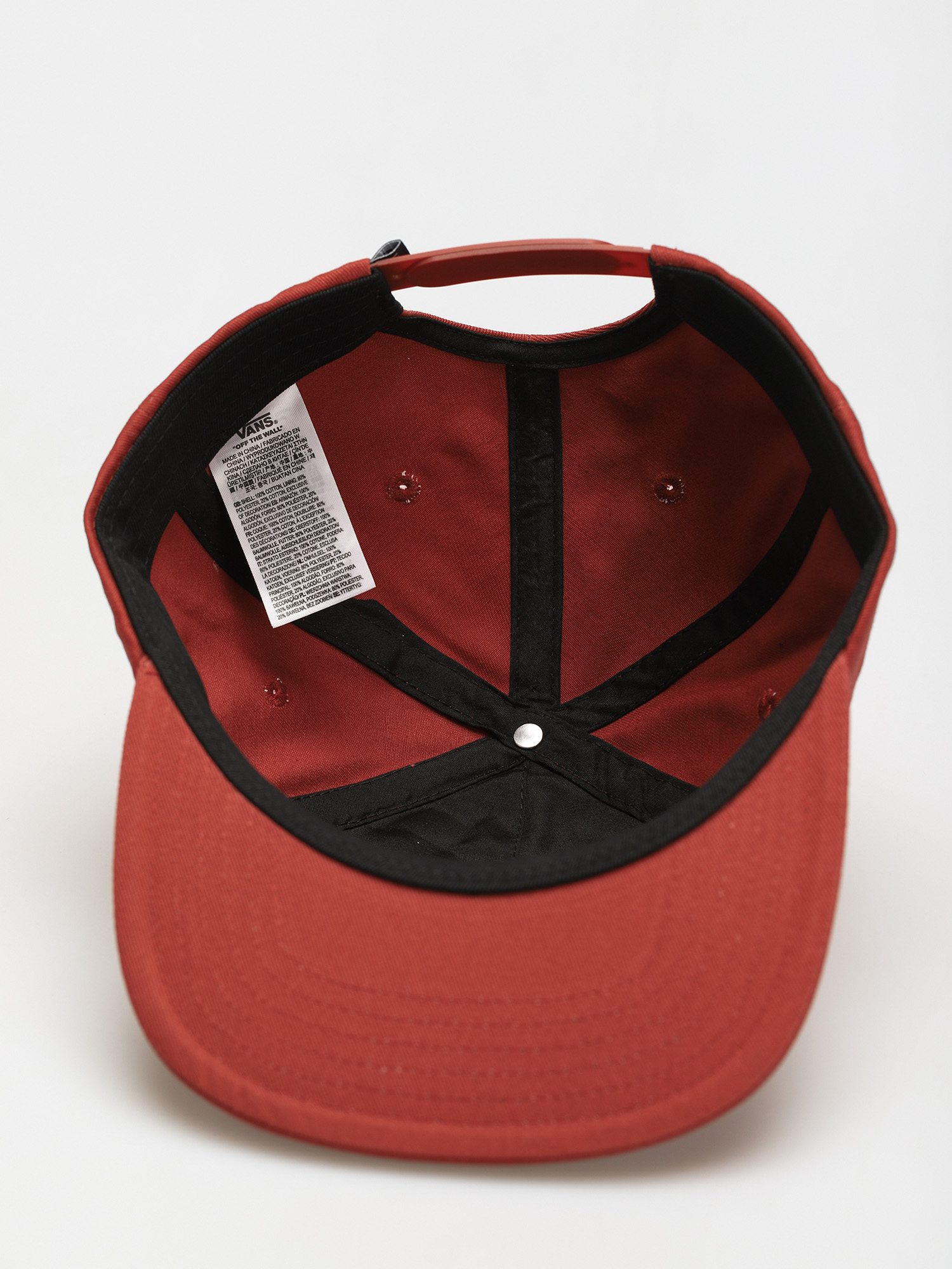 Czapka z daszkiem Vans Ell Shallow Unstructured (chili oil)