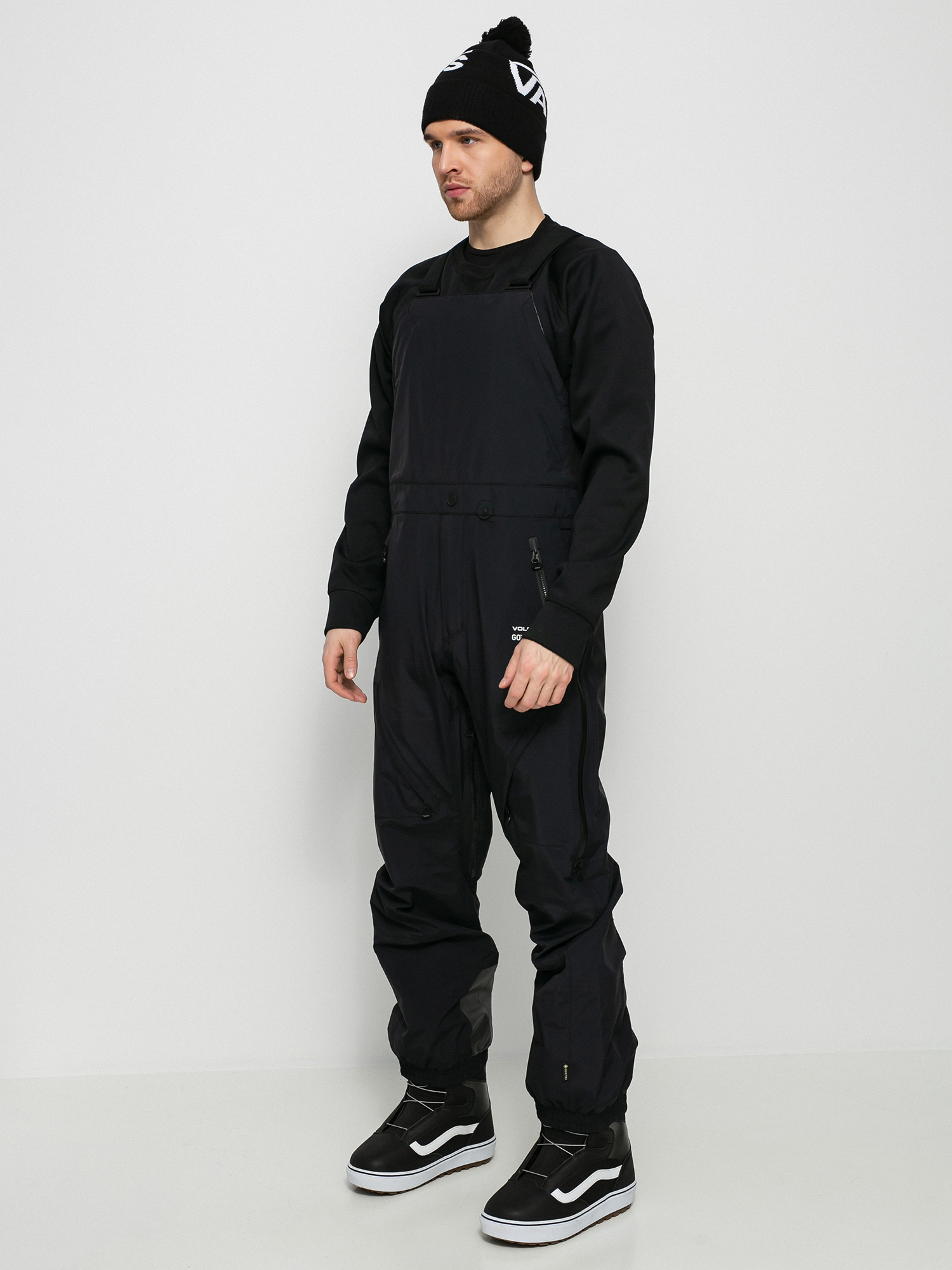 Męskie Spodnie snowboardowe Volcom 3L Gore Tex Bib Overall (black)