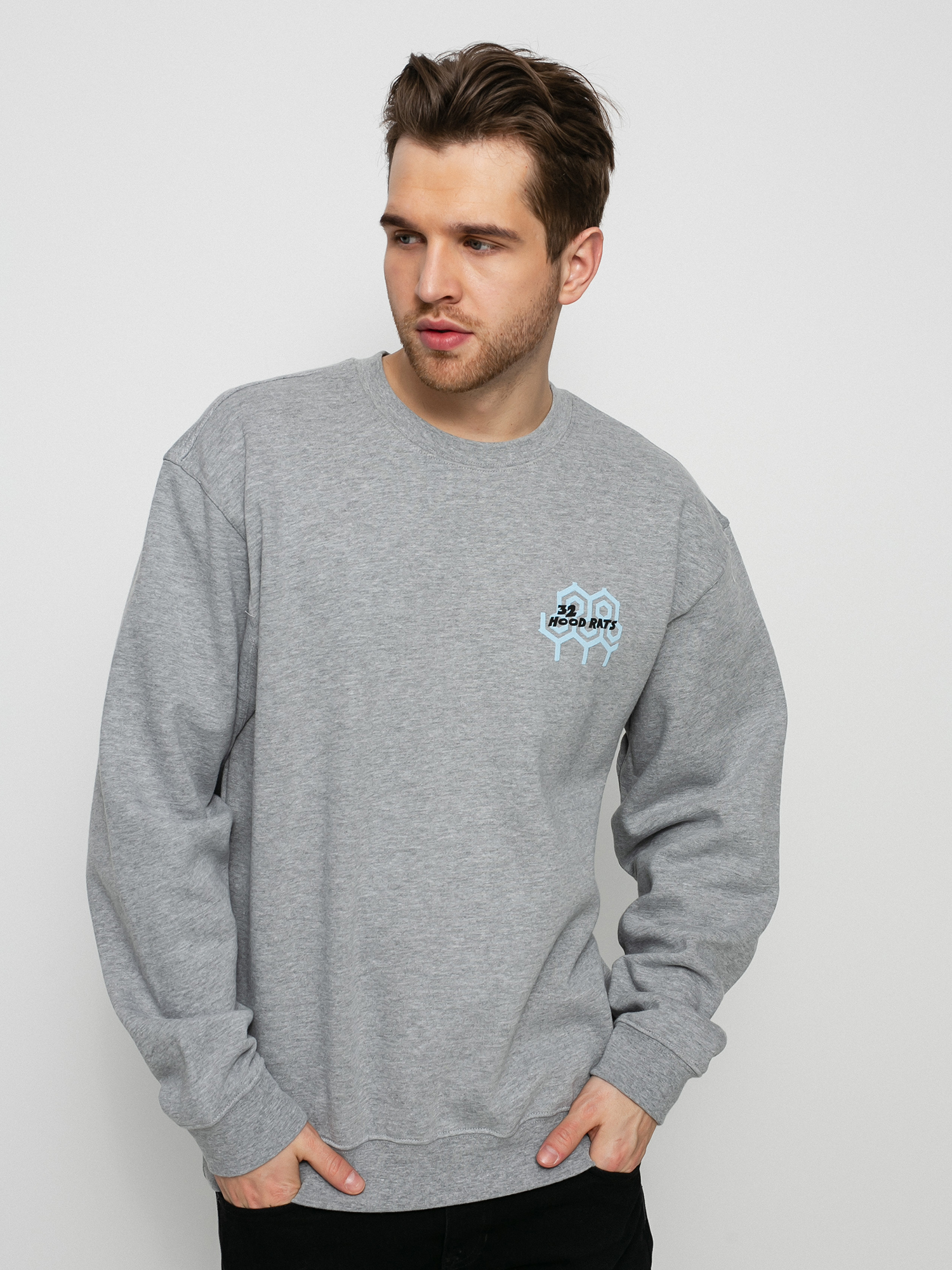 Bluza ThirtyTwo Hood Rats Twins Crew (heather grey)