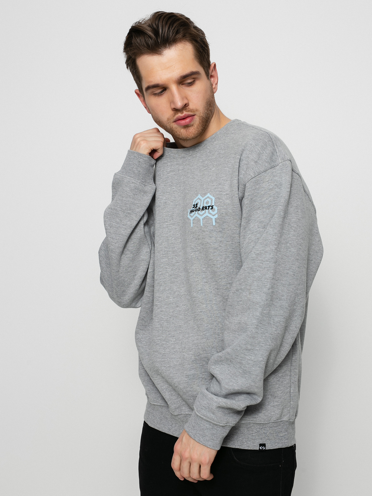 Bluza ThirtyTwo Hood Rats Twins Crew (heather grey)