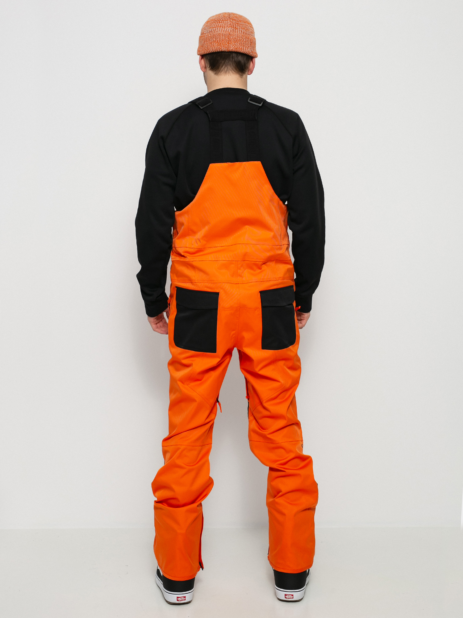 Męskie Spodnie snowboardowe ThirtyTwo Basement Bib (orange)