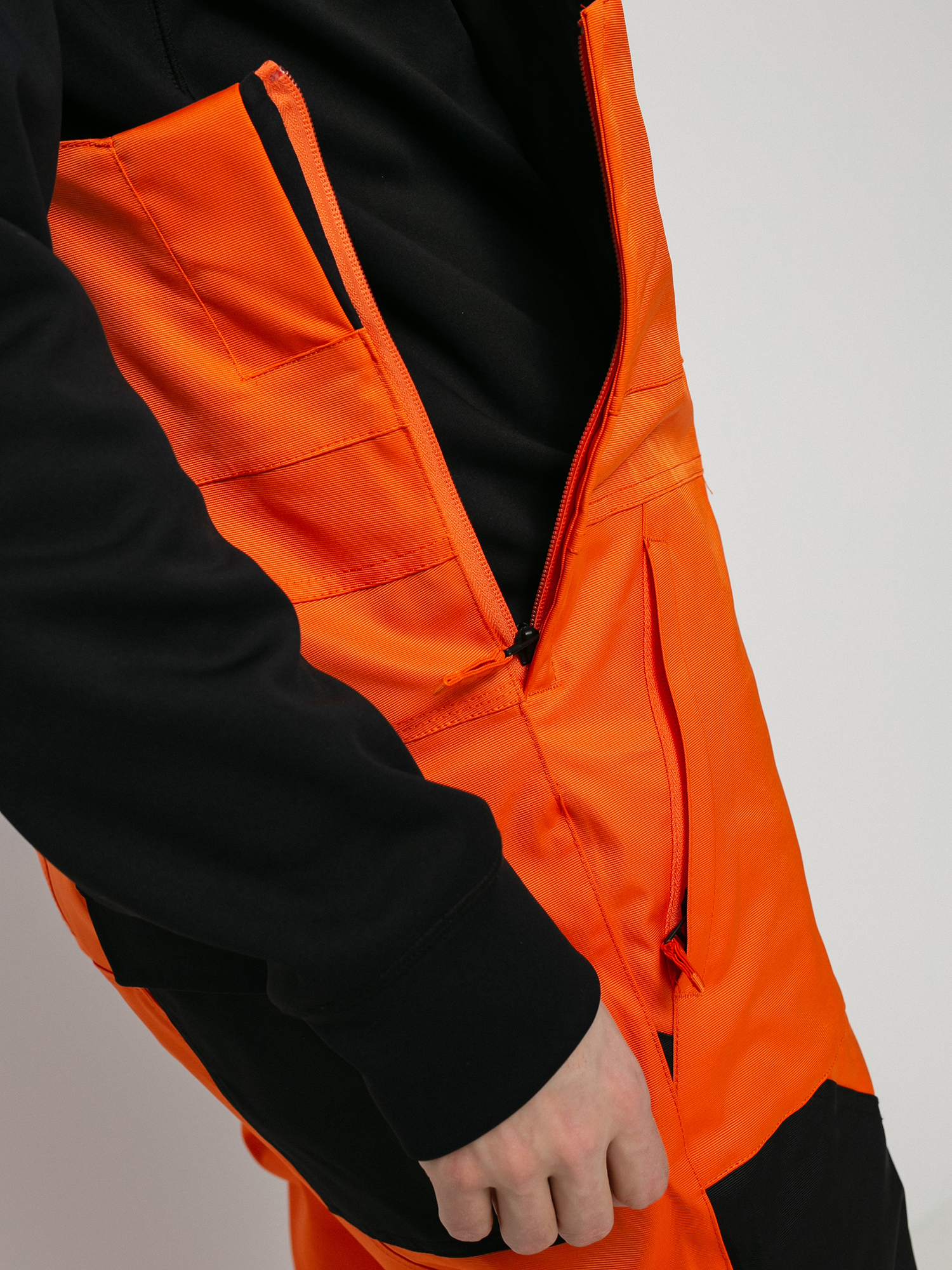 Męskie Spodnie snowboardowe ThirtyTwo Basement Bib (orange)